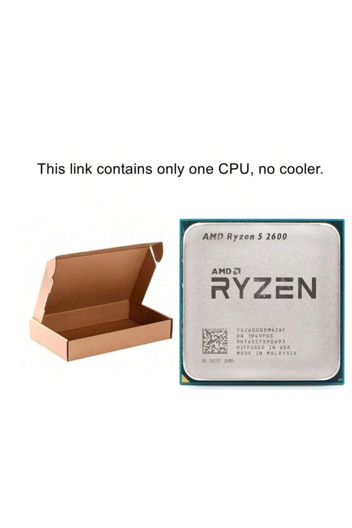 Choice-Amd Ryzen 5 R5 2600 3.4ghz 6-core 12-core Cpu Processor Socket Am4 6