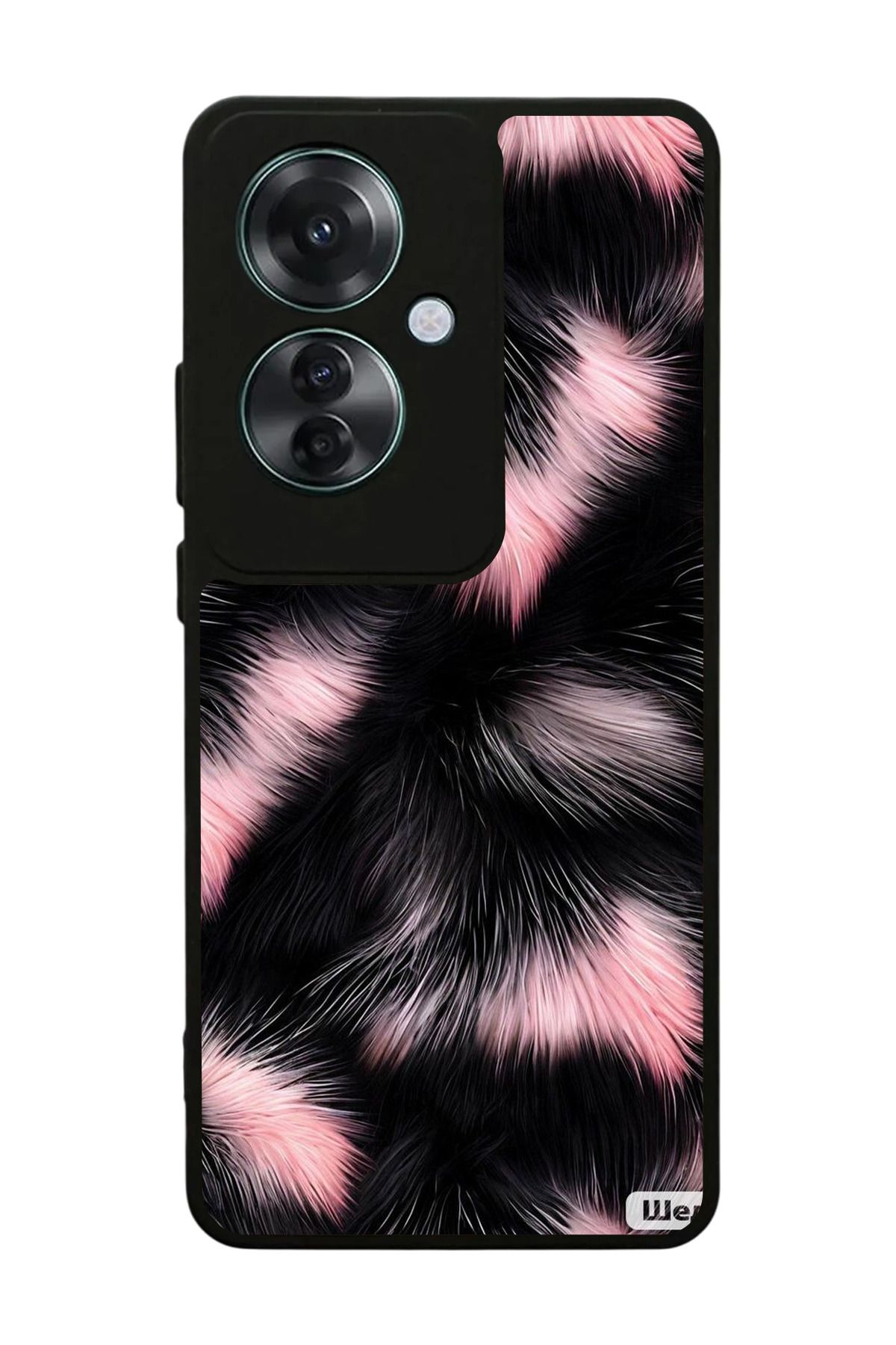 OPPO Reno 11F Uyumlu Mat Siyah Kılıf – Yumuşak Silikon, Koruyucu, Şok Emici Kapak