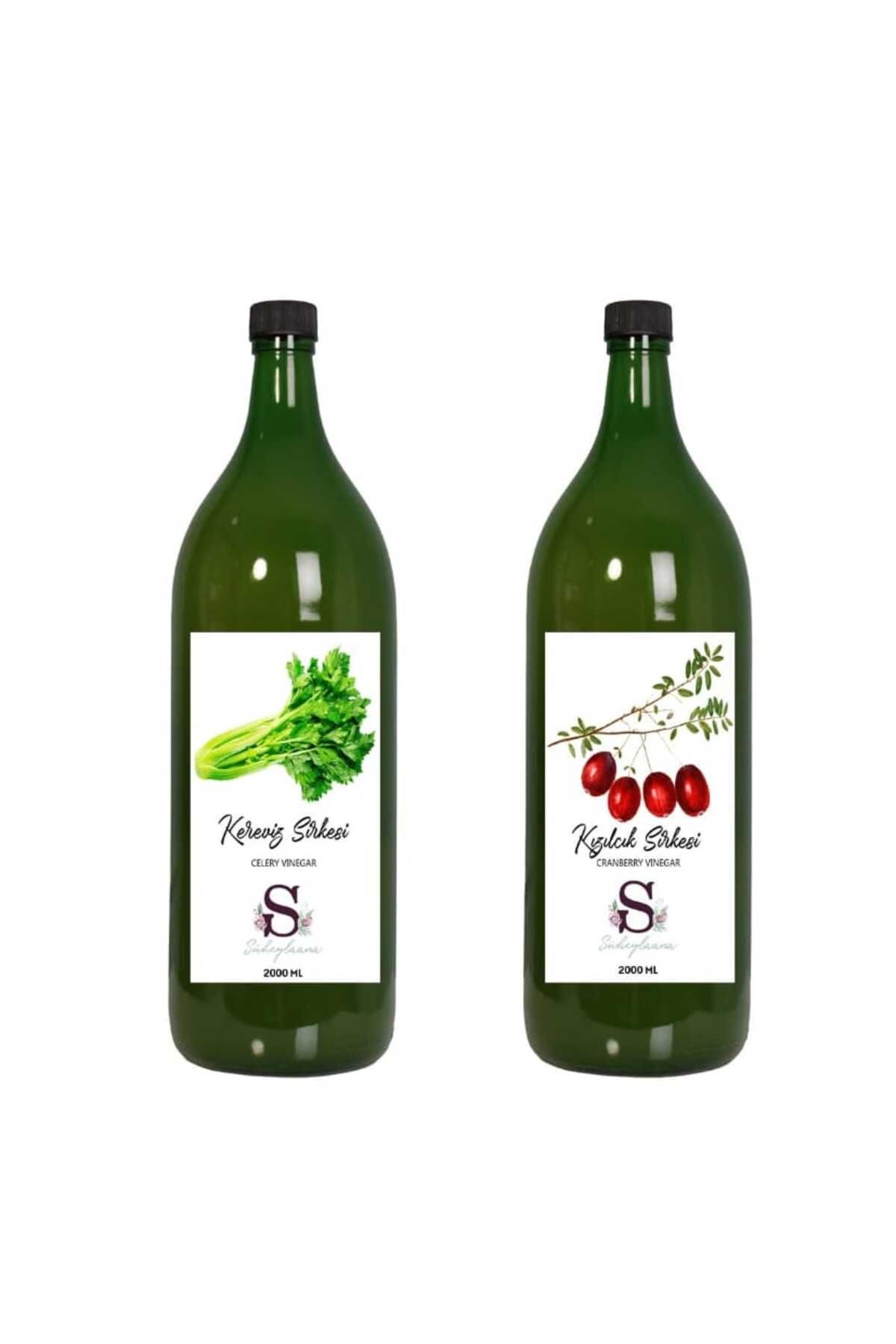 Süheylaana Doğal Kereviz Sirkesi 2000 Ml - Doğal Kızılcık Sirkesi 2000 Ml