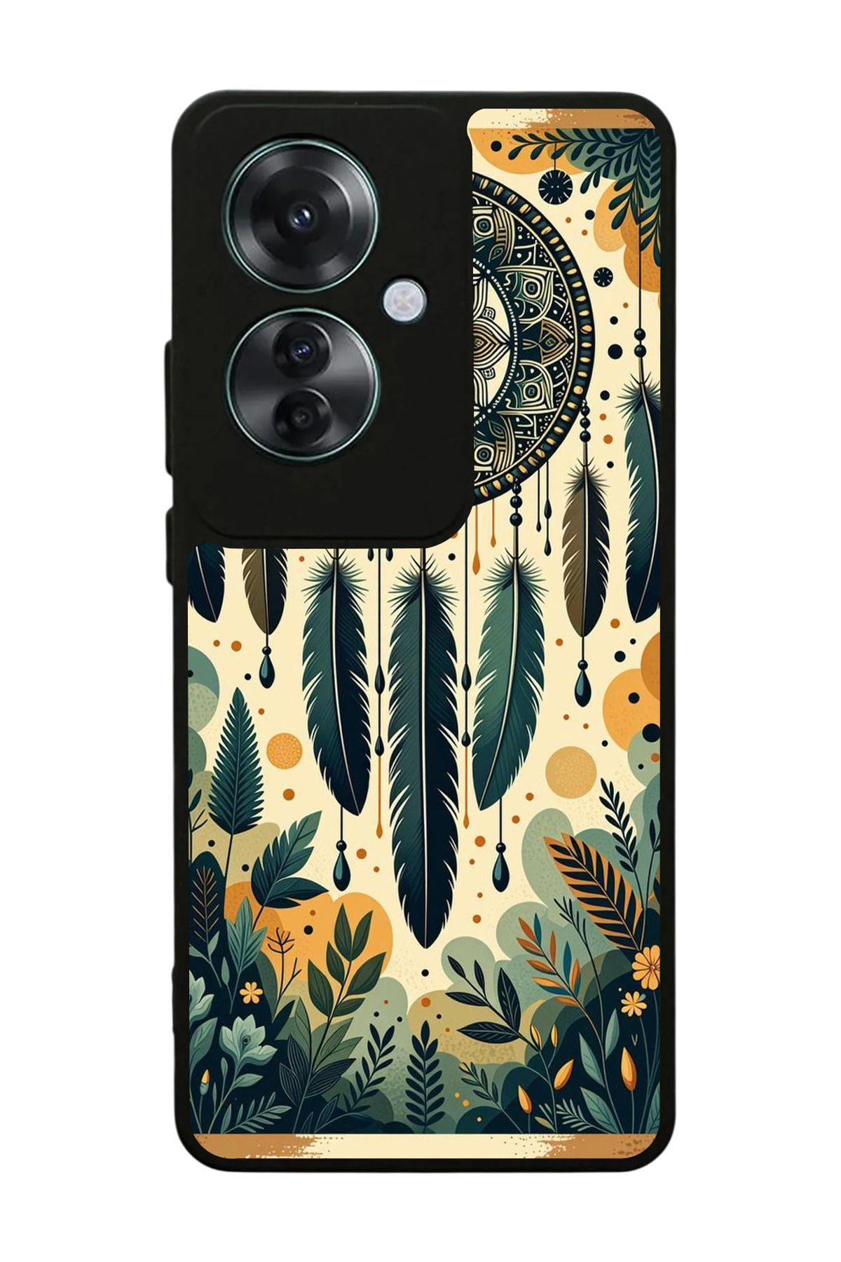 OPPO Reno 11F Uyumlu Mat Siyah Kılıf – Yumuşak Silikon, Koruyucu, Şok Emici Kapak