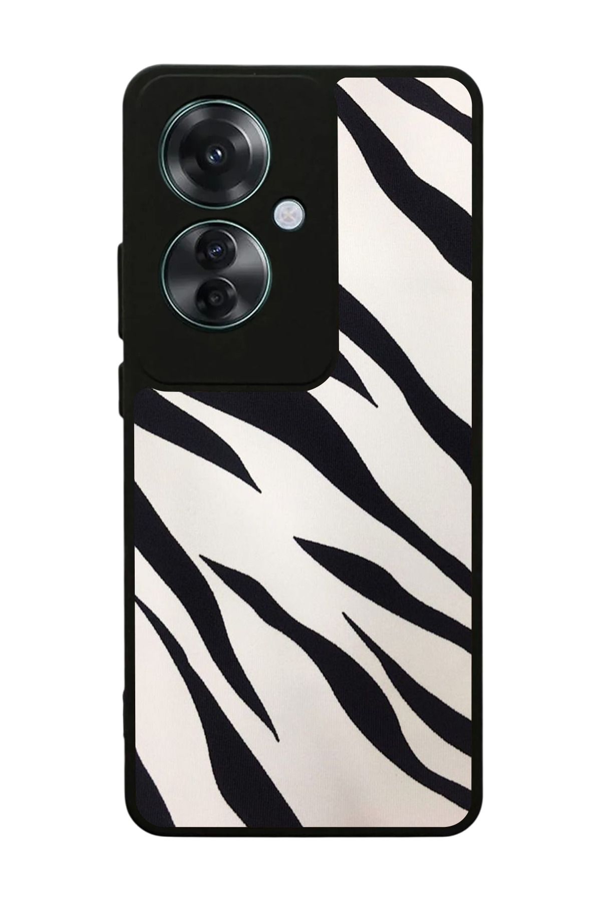 OPPO Reno 11F Uyumlu Mat Siyah Kılıf – Yumuşak Silikon, Koruyucu, Şok Emici Kapak