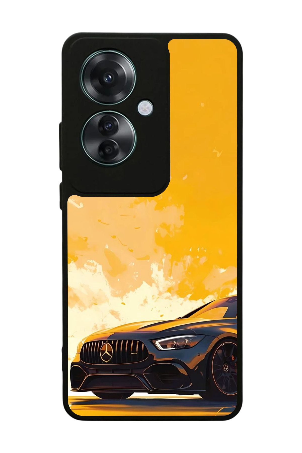 OPPO Reno 11F Uyumlu Mat Siyah Kılıf – Yumuşak Silikon, Koruyucu, Şok Emici Kapak