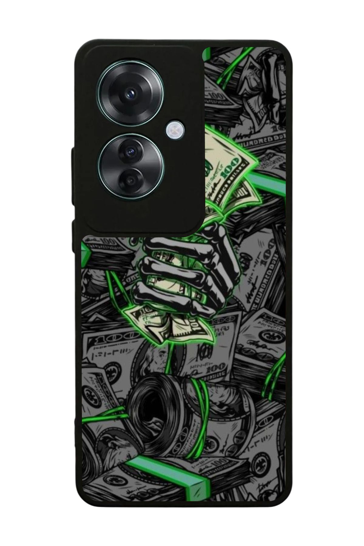 OPPO Reno 11F Uyumlu Mat Siyah Kılıf – Yumuşak Silikon, Koruyucu, Şok Emici Kapak