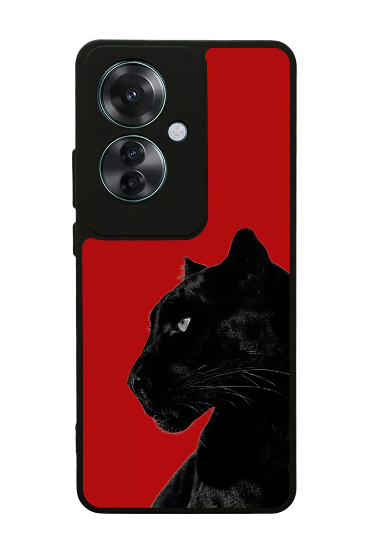 OPPO Reno 11F Uyumlu Mat Siyah Kılıf – Yumuşak Silikon, Koruyucu, Şok Emici Kapak