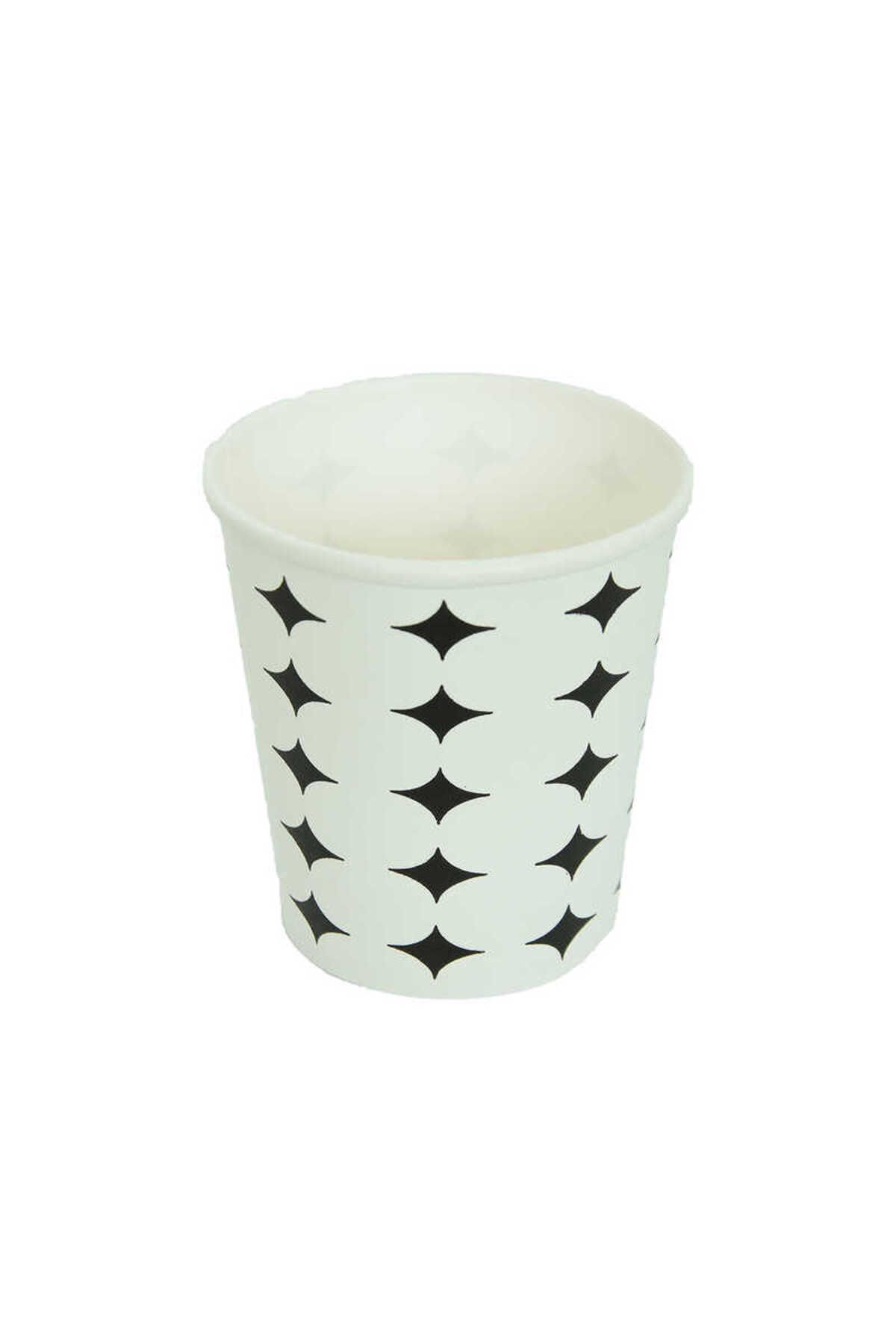 swilex Karton Bardak 7 Oz Kullan At Çay Kahve Sıcak Kağıt Otomat Bardağı 50 li 1 Paket