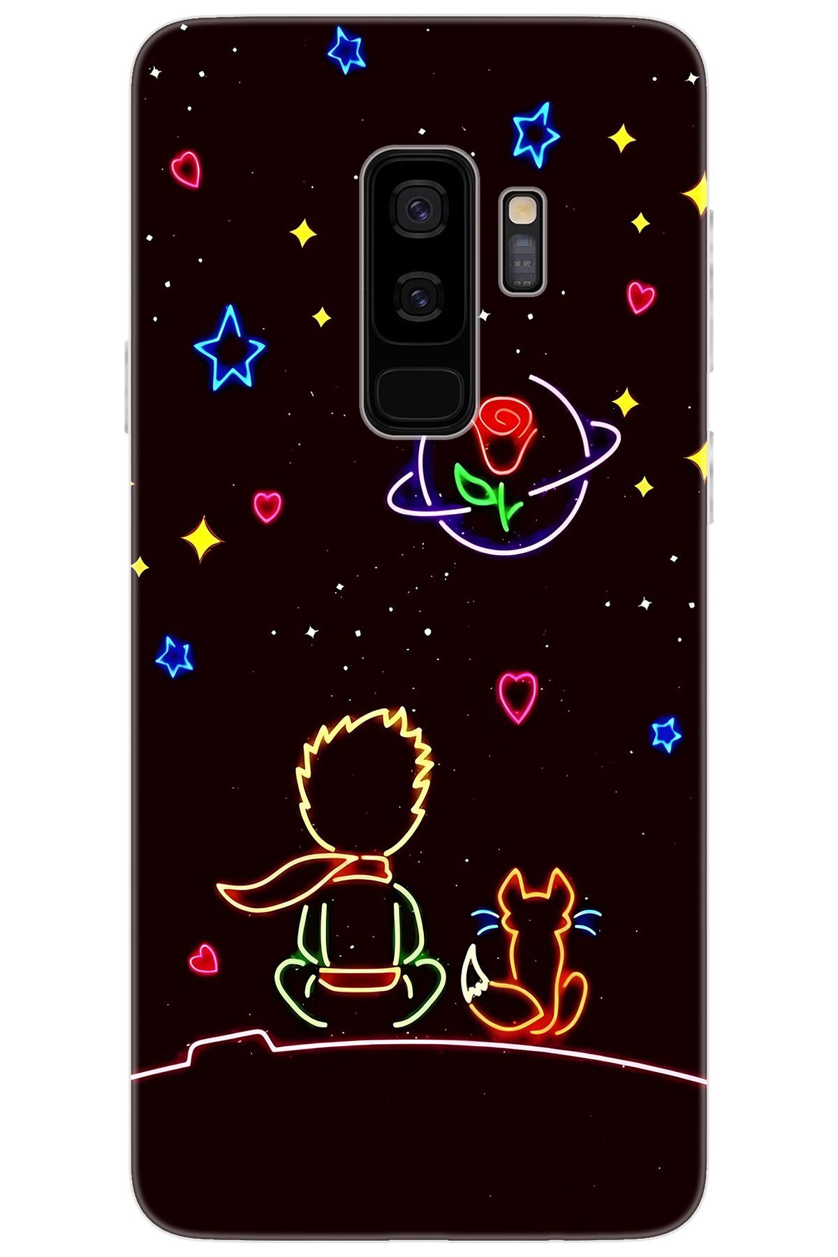 Ceppare Samsung Galaxy S9 PLUS (SM-G965F) Uyumlu Kılıf Desen Baskılı Silikon Küçük Prens STK:642 CP-n0Zuqqj