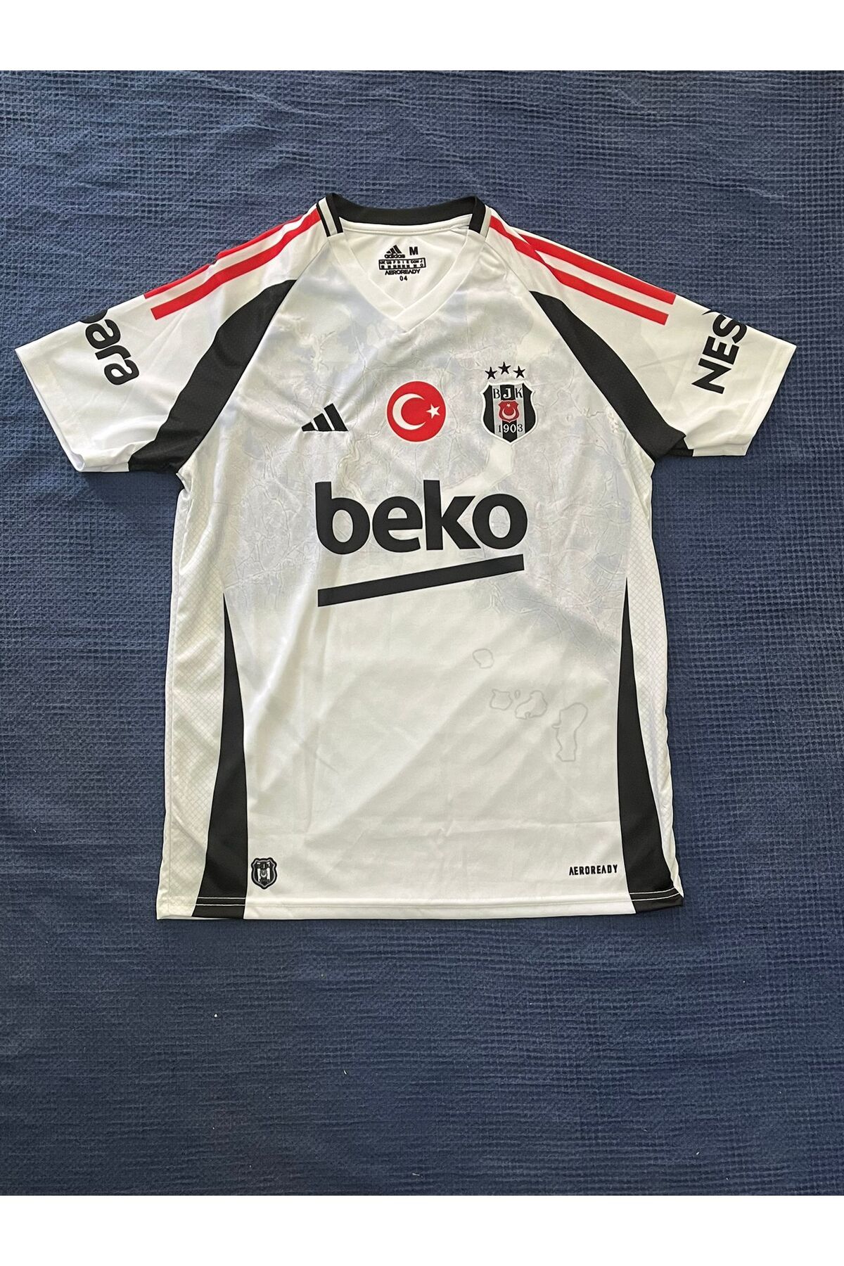 JANJON STAR Kişiye Özel İsim ve Numara Yazılır / // .B.e.ş.i.k.t.a.ş.-\\ 2024/2025 Yeni Sezon Beyaz Renk Forma