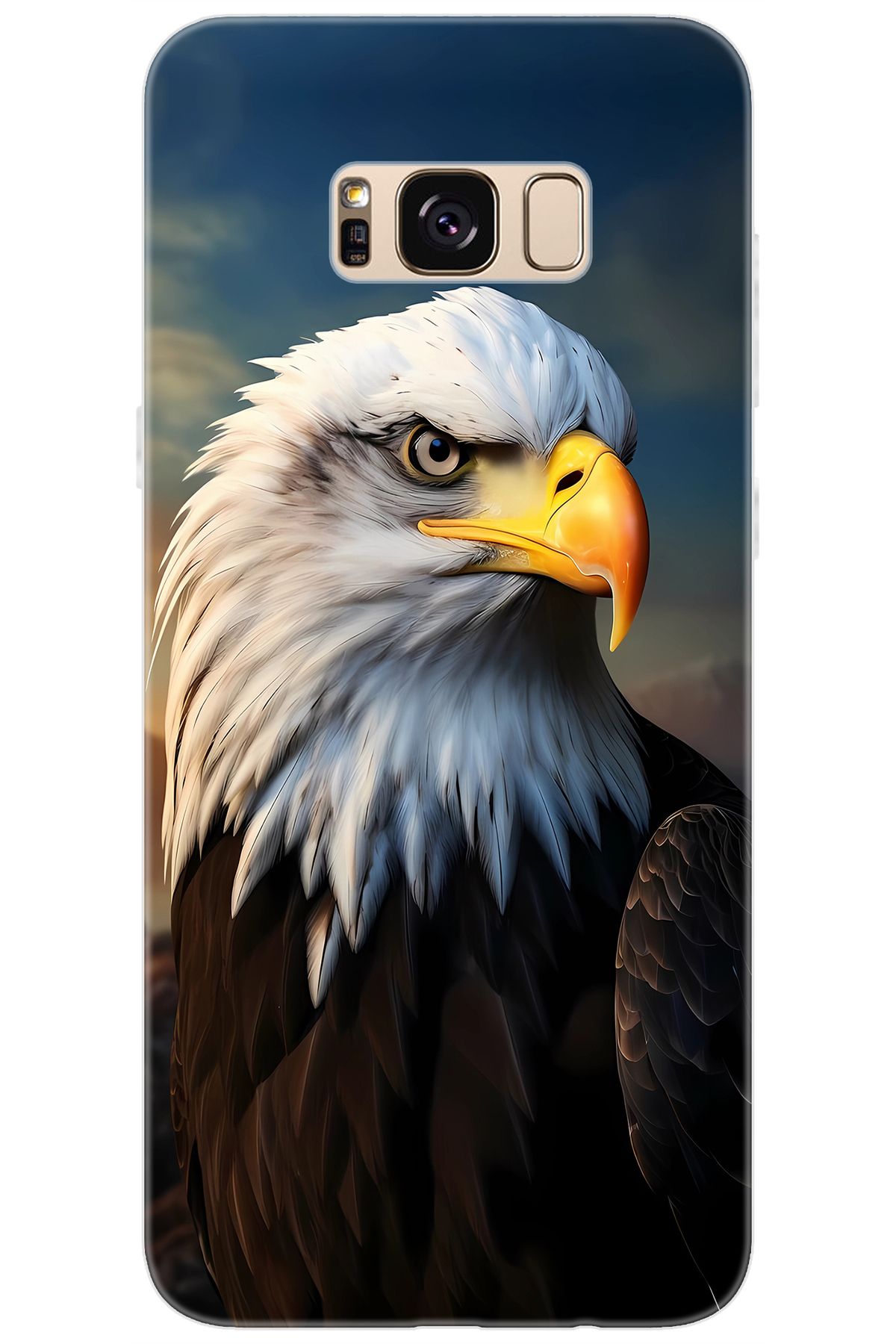 Ceppare Samsung Galaxy S8 PLUS (SM-G955F) Uyumlu Kılıf Desen Baskılı Silikon Kartal STK:687 CP-HCYRfFH
