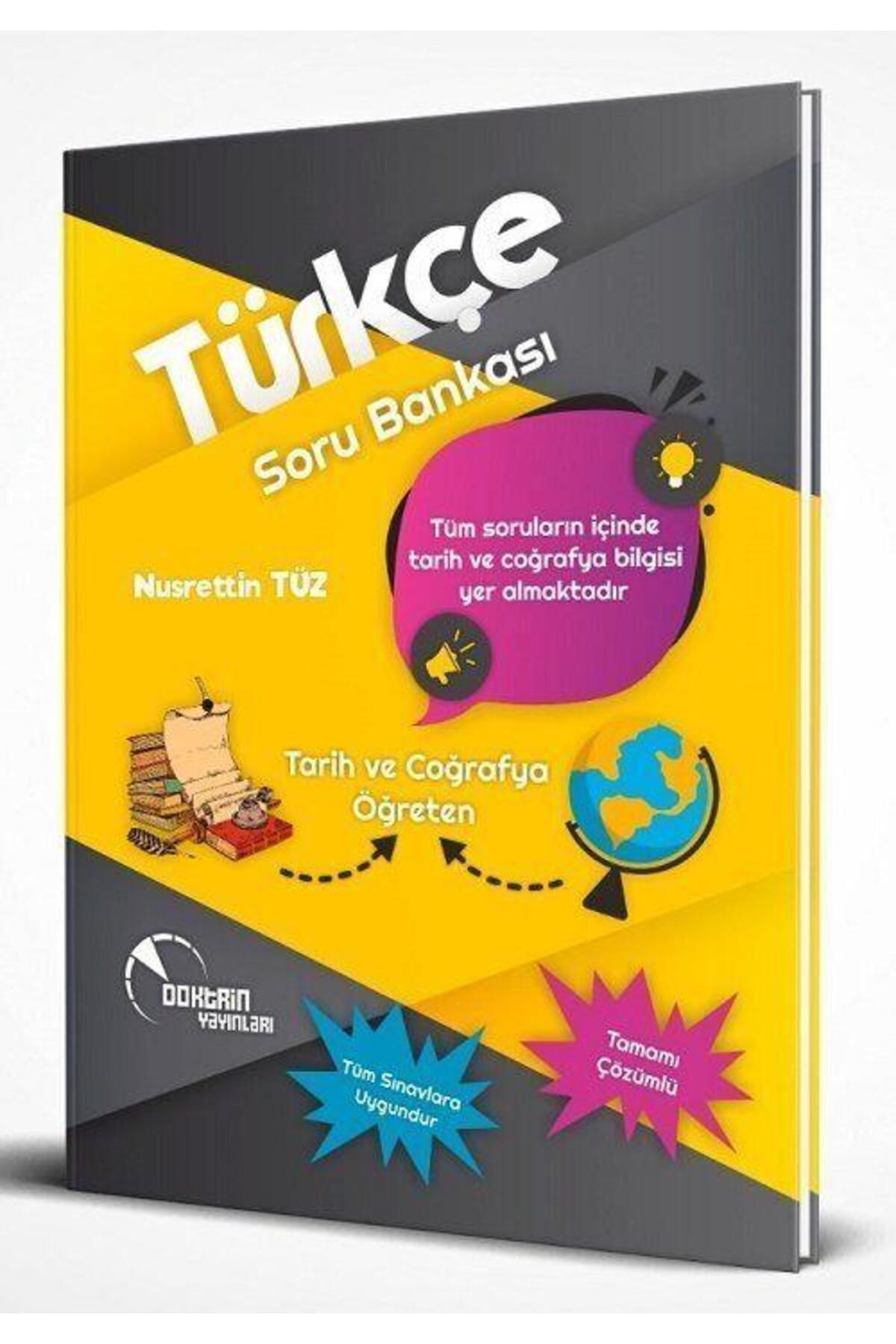 Ankara Kitap Merkezi Tarih ve Coğrafya Öğreten Çözümlü Türkçe Soru Bankası Doktrin Yayınları