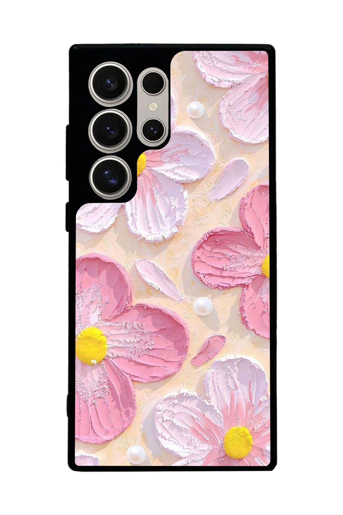 BGAKSESUAR Samsung Galaxy S24 Ultra Uyumlu Mat Siyah Kılıf – Yumuşak Silikon, Koruyucu, Şok Emici Kapak