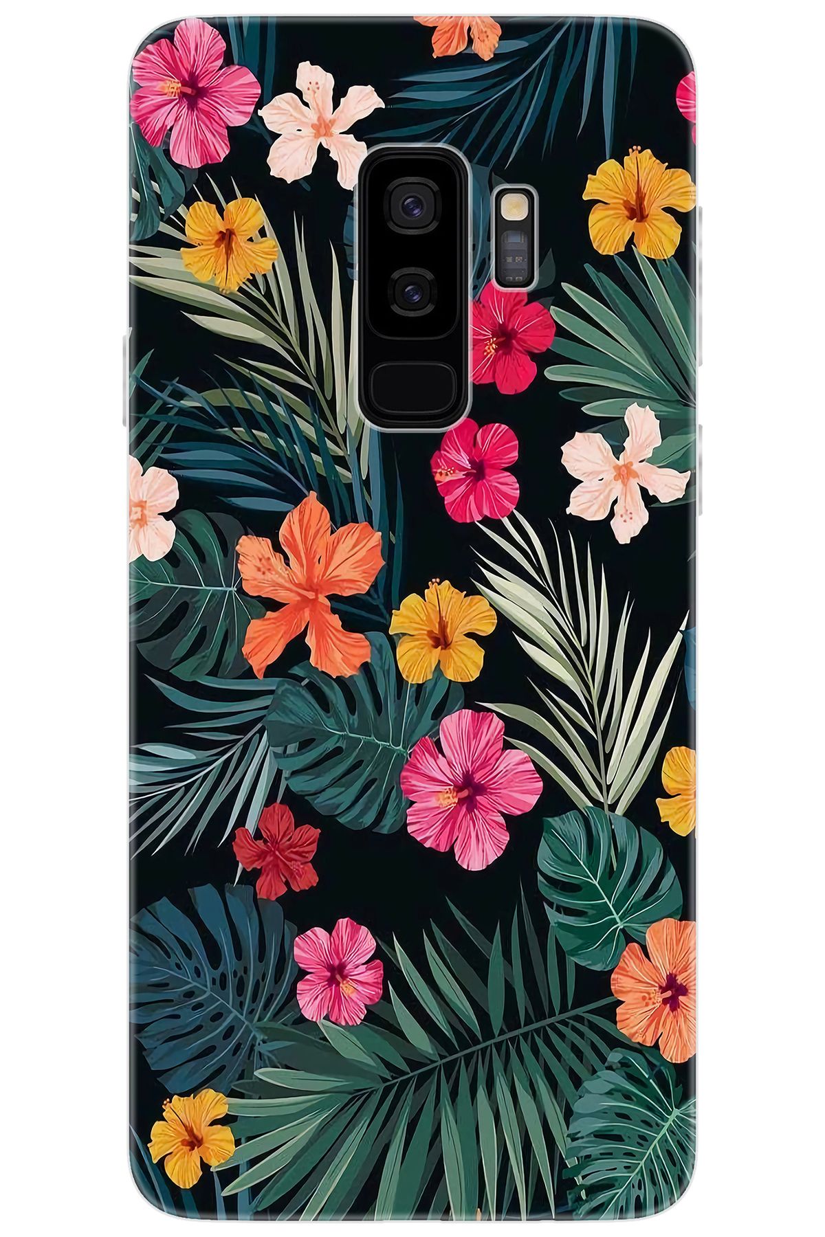 Ceppare Samsung Galaxy S9 PLUS (SM-G965F) Uyumlu Kılıf Desen Baskılı Silikon Çiçekler STK:632 CP-COdA4po