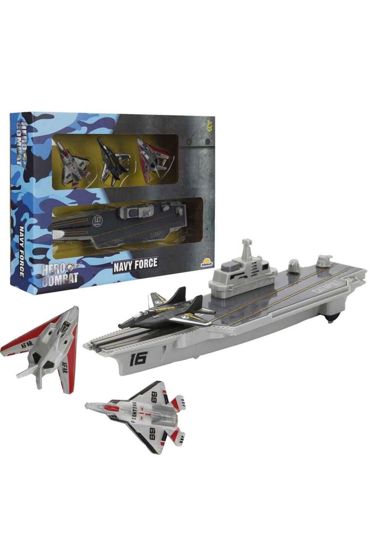 swilex ASKER OYUN SET JET/UÇAK GEMİSİ 4PRÇ
