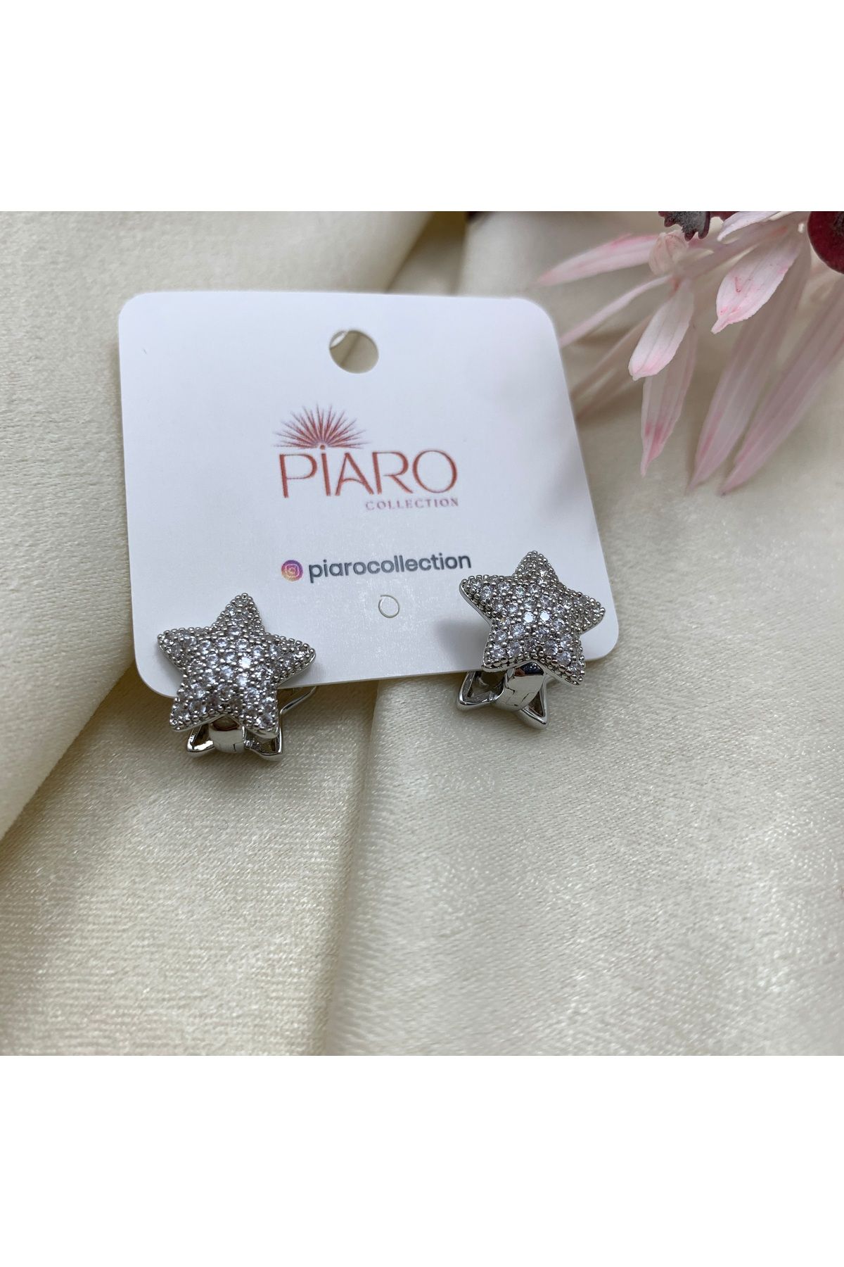Piaro Collection Yıldız Model Taşlı Küpe