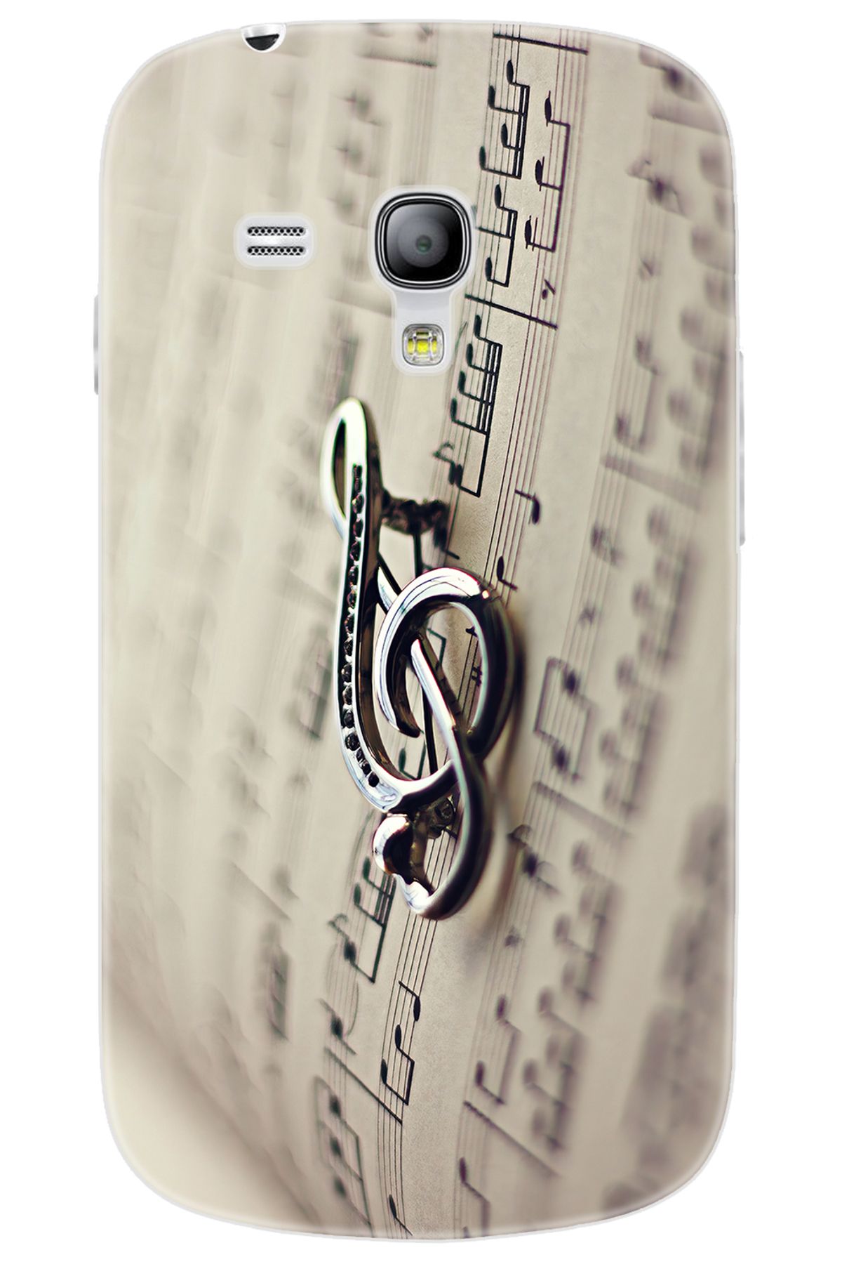 Ceppare Samsung Galaxy S3 Mini (GT-I8190) Uyumlu Kılıf Desen Baskı Silikon Sol Anahtarı STK:274 CP-iT06nwB
