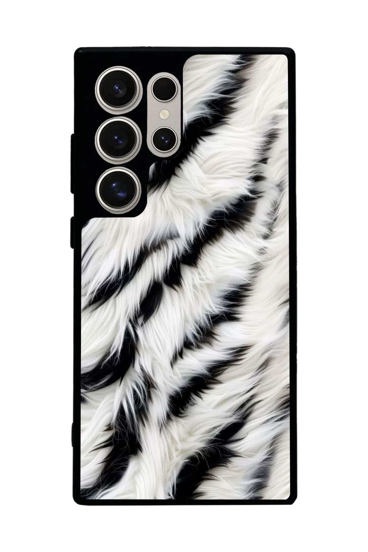 BGAKSESUAR Samsung Galaxy S24 Ultra Uyumlu Mat Siyah Kılıf – Yumuşak Silikon, Koruyucu, Şok Emici Kapak