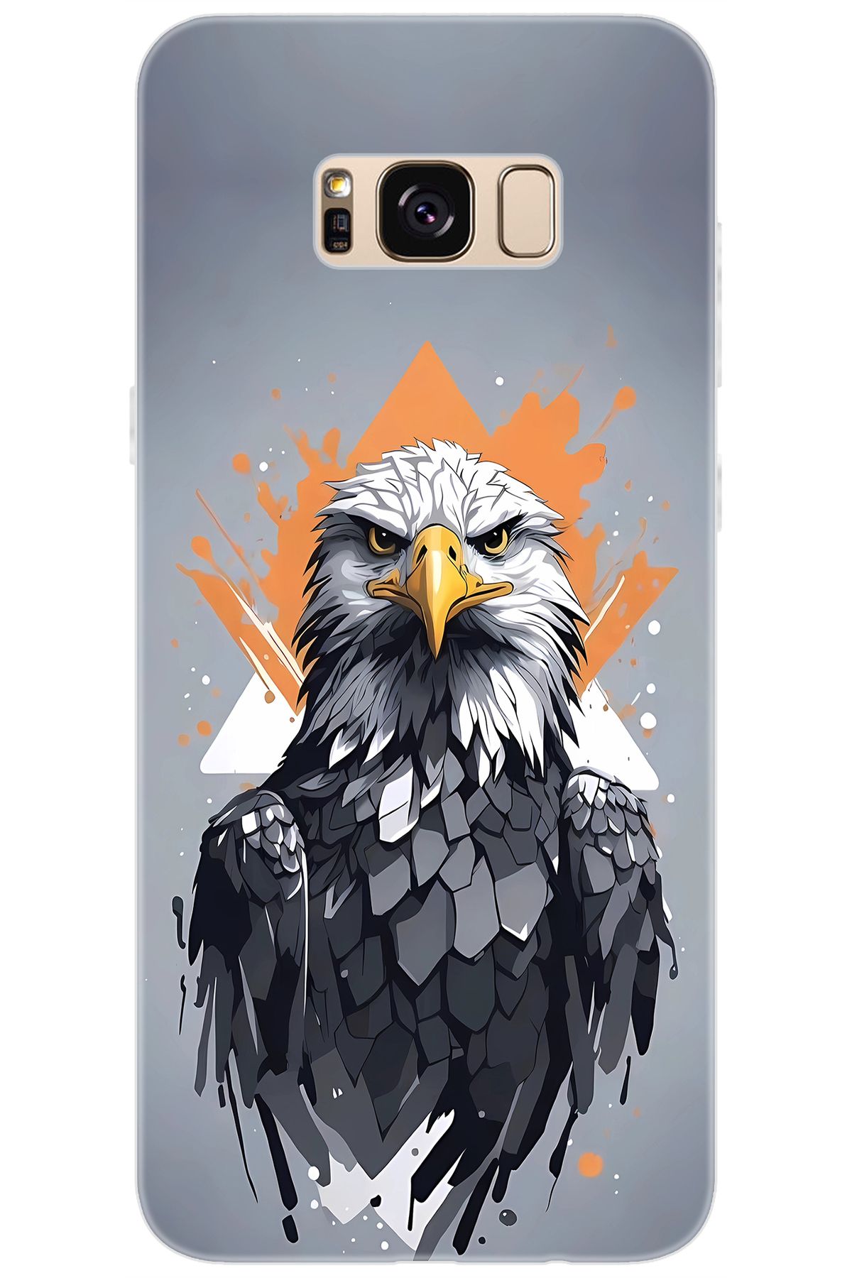 Ceppare Samsung Galaxy S8 PLUS (SM-G955F) Uyumlu Kılıf Desen Baskılı Silikon Kartal STK:639 CP-lEILIkB