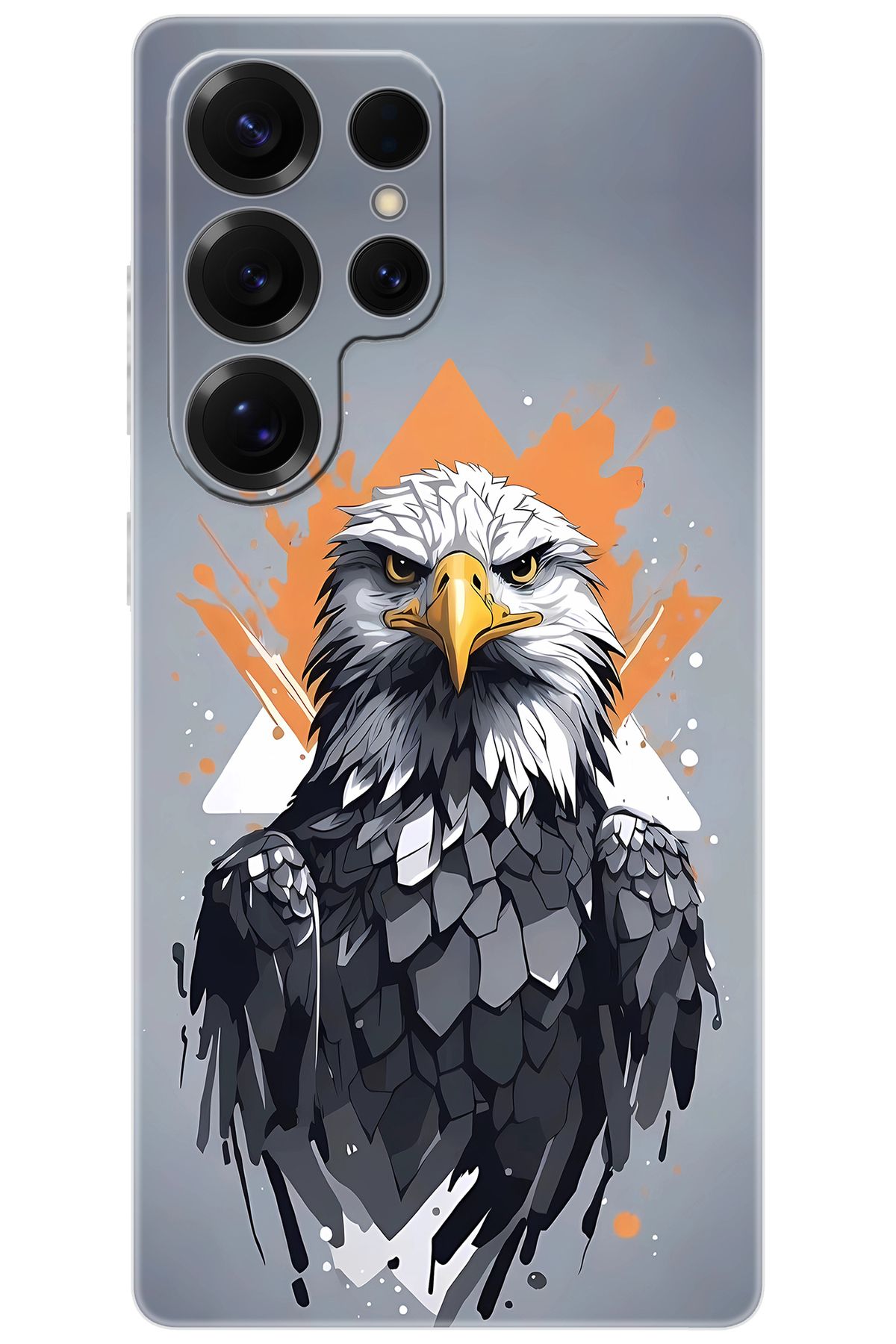 Ceppare Samsung Galaxy S25 ULTRA (SM-S938B) Uyumlu Kılıf Desen Baskılı Silikon Kartal STK:639 CP-rSKnJsJ