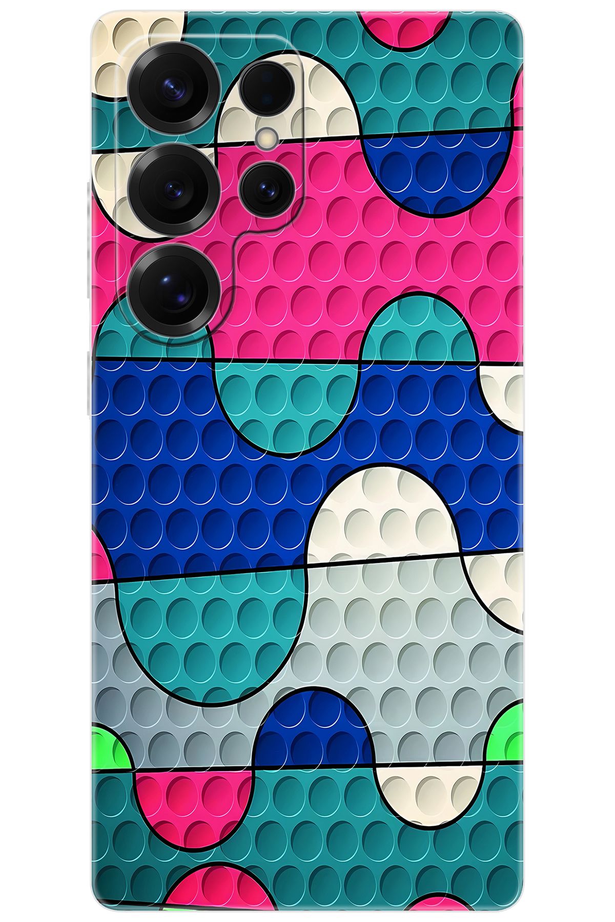 Ceppare Samsung Galaxy S25 ULTRA (SM-S938B) Uyumlu Kılıf Desen Baskı Silikon Renk Dalgası STK:629 CP-cTEJ3tZ