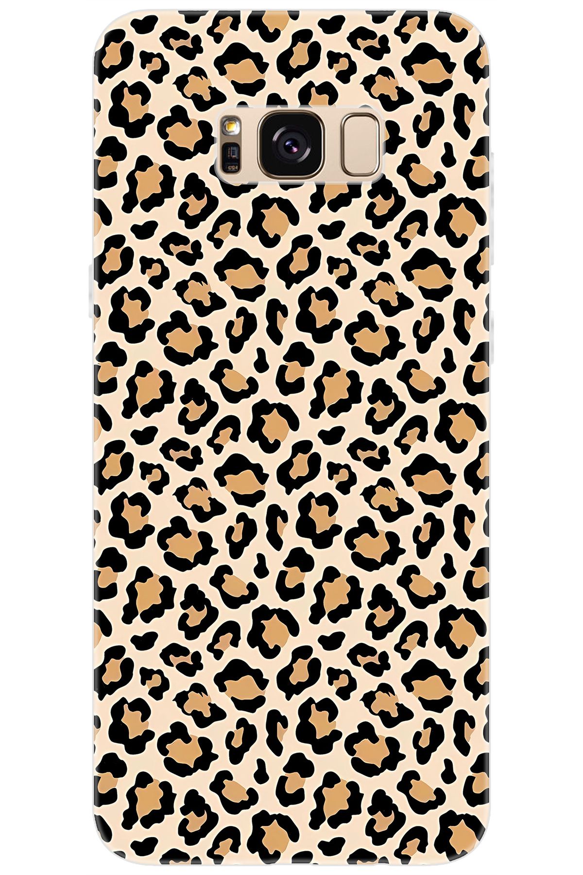 Ceppare Samsung Galaxy S8 PLUS (SM-G955F) Uyumlu Kılıf Desen Baskı Silikon Leopar Desen STK:743 CP-zzMx55m