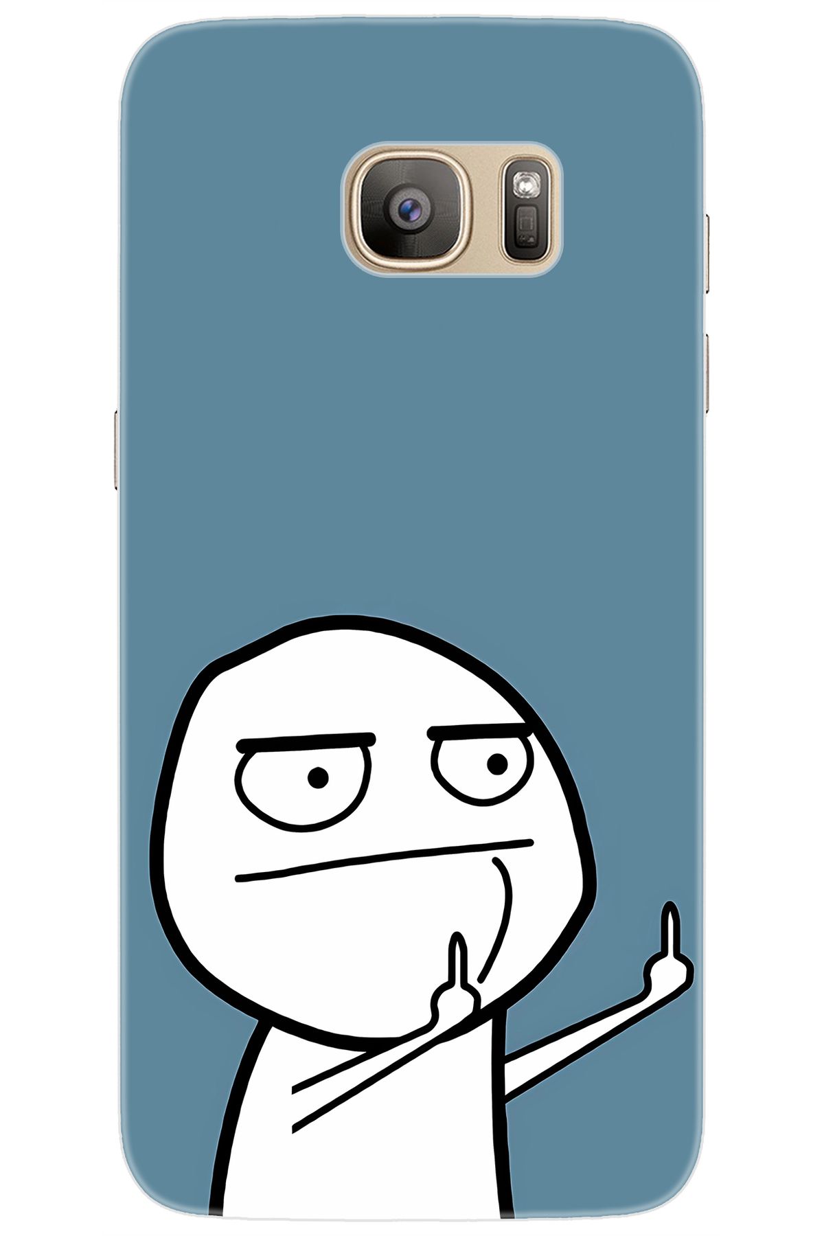 Ceppare Samsung Galaxy S7 EDGE (SM-G935F) Uyumlu Kılıf Desen Baskılı Silikon Cute STK:1011 CP-gwHa3et