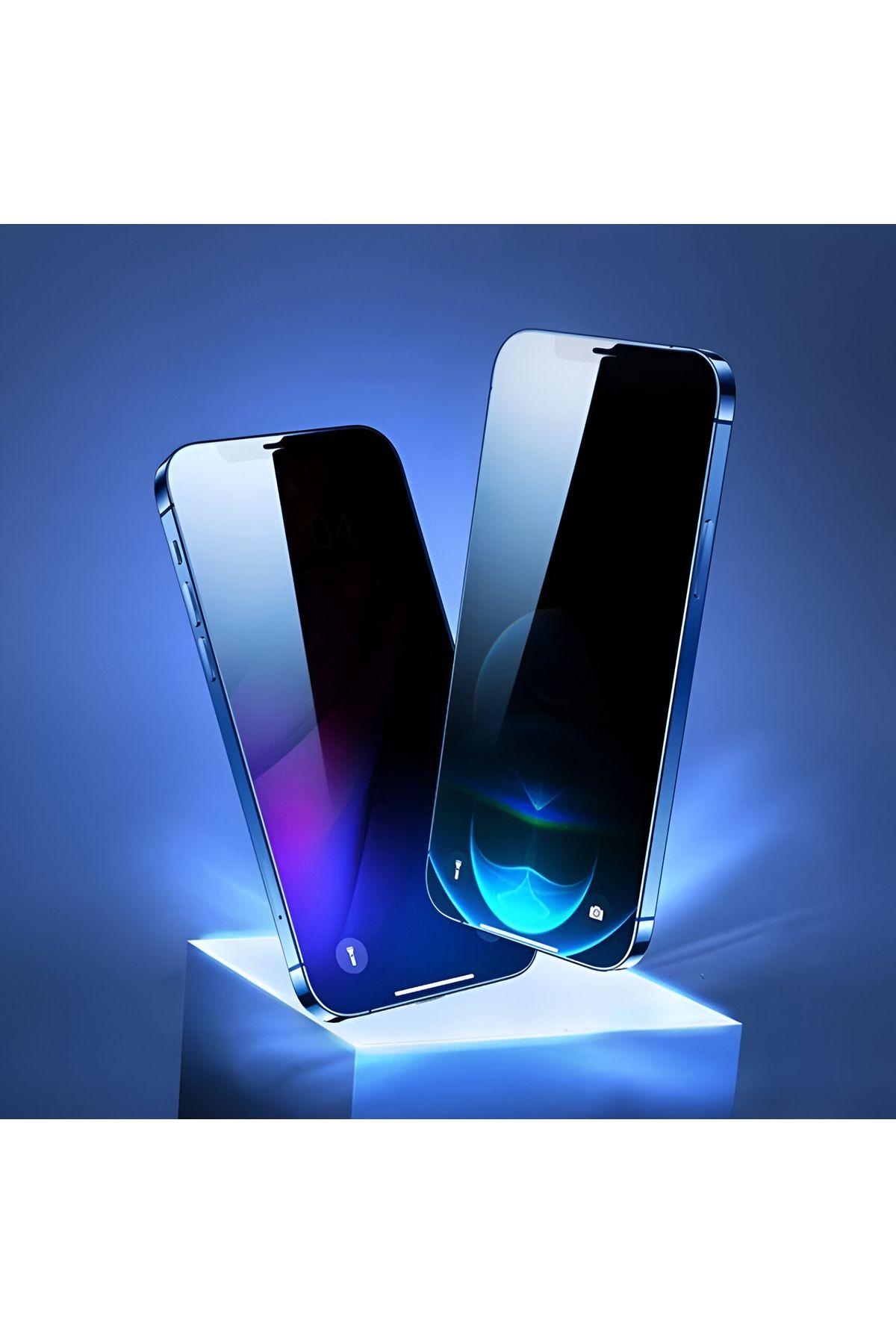 mataks Apple İphone 16 Uyumlu Hayalet Ekran Koruyucu Tam Kapatan Gizli Tamperli Cam