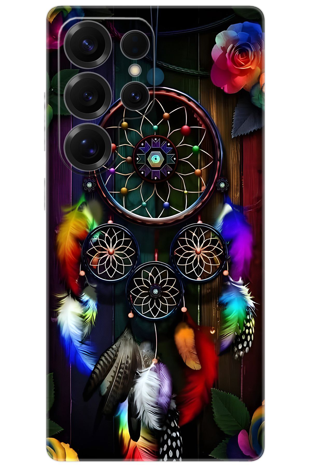 Ceppare Samsung Galaxy S25 ULTRA (SM-S938B) Uyumlu Kılıf Desen Baskılı Silikon Düş Kapanı STK:704 CP-ToxAzBL