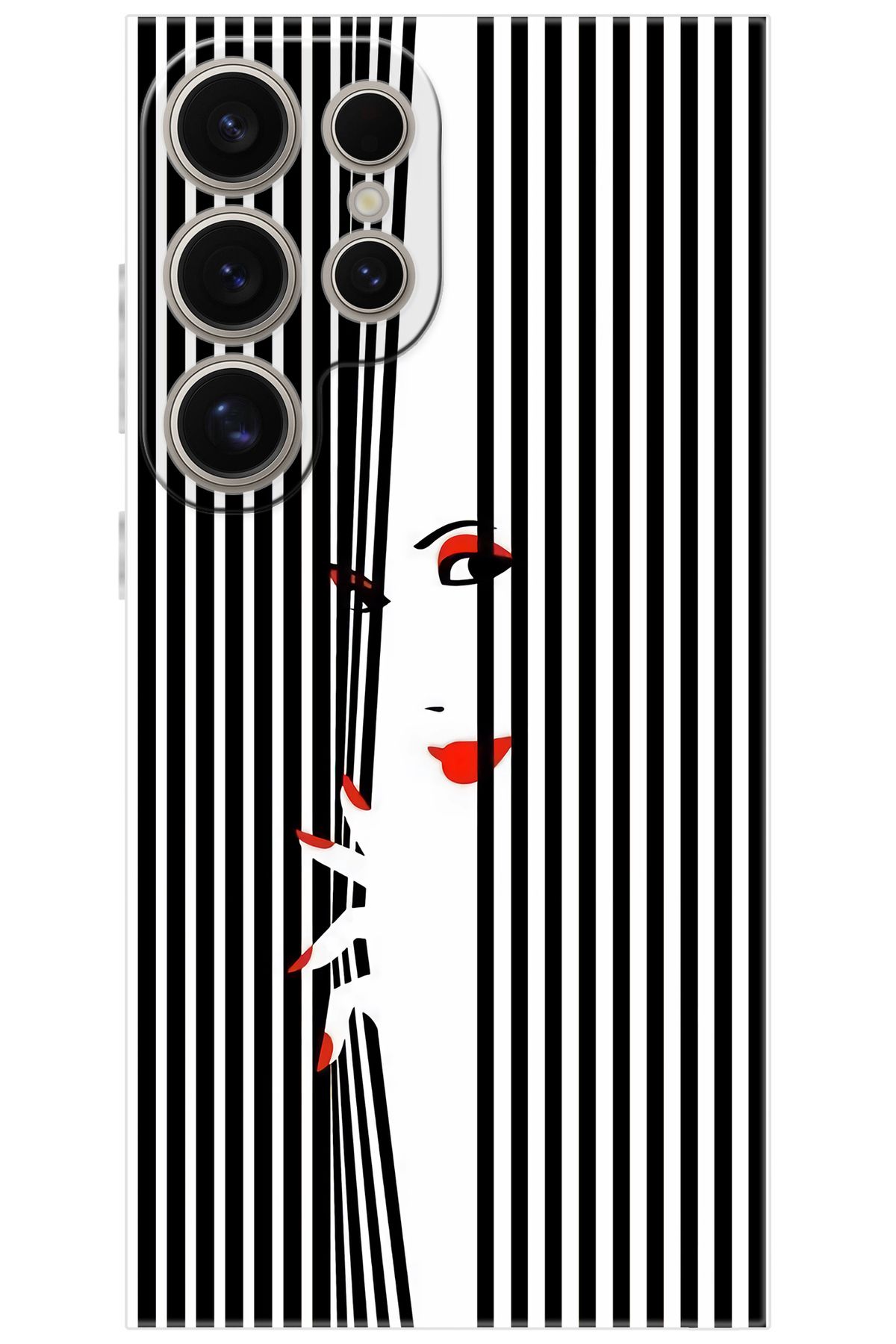 Ceppare Samsung Galaxy S24 ULTRA (SM-S928B) Uyumlu Kılıf Desen Silikon Saklambaç Art Style STK735 CP-EOxXI5G