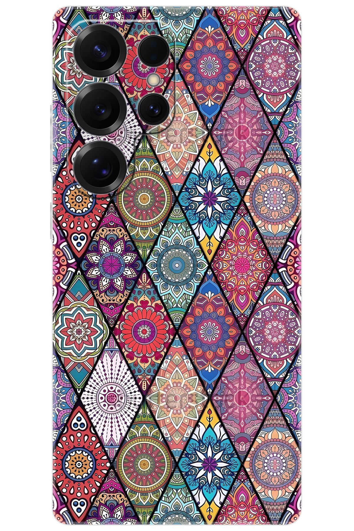 Ceppare Samsung Galaxy S25 ULTRA (SM-S938B) Uyumlu Kılıf Desen Baskı Silikon Kilim Tasarım STK660 CP-3TZWfpz