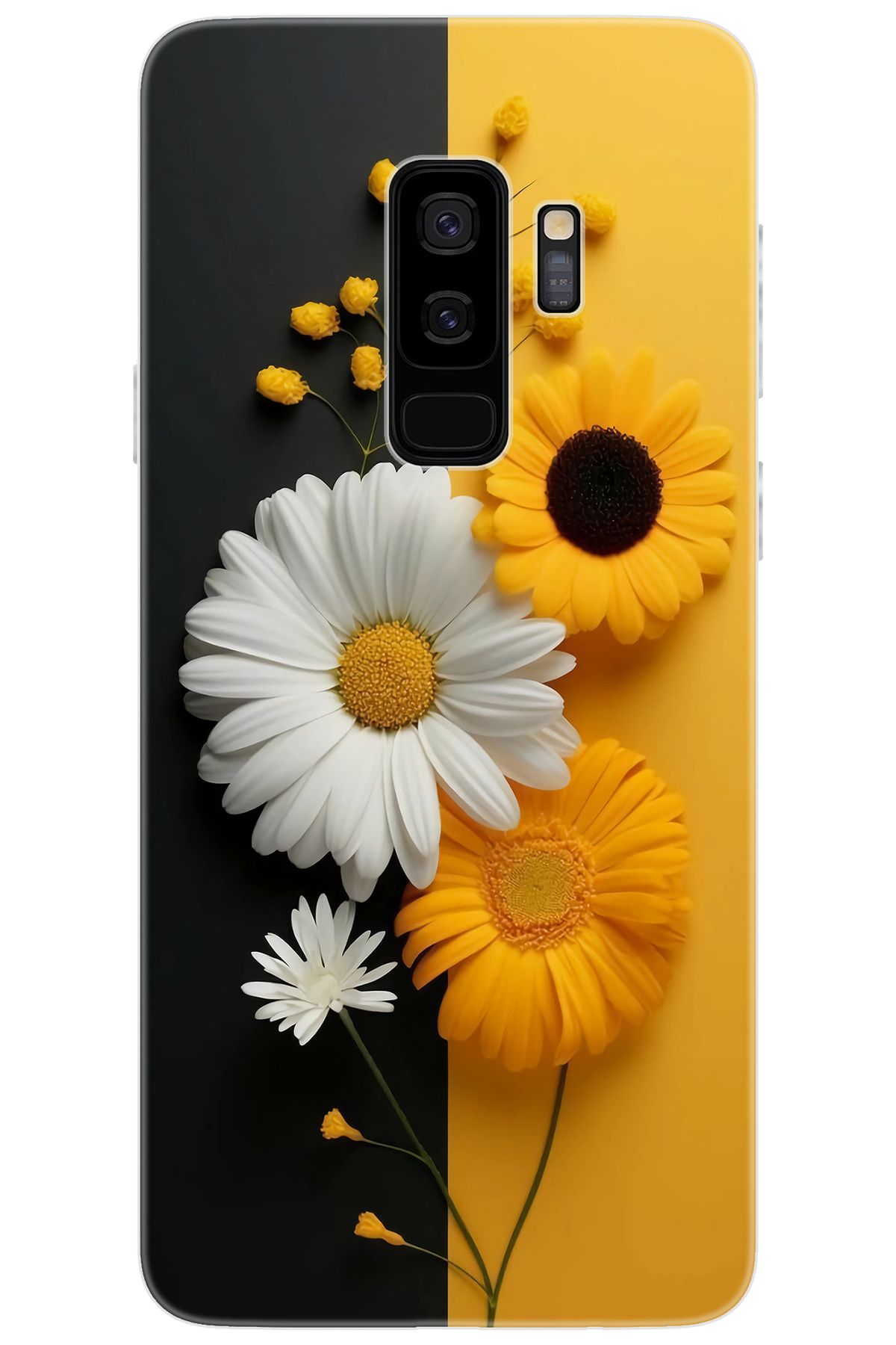 Ceppare Samsung Galaxy S9 PLUS (SM-G965F) Uyumlu Kılıf Desenli Silikon Papatya Serisi STK:737 CP-mPlr9C1