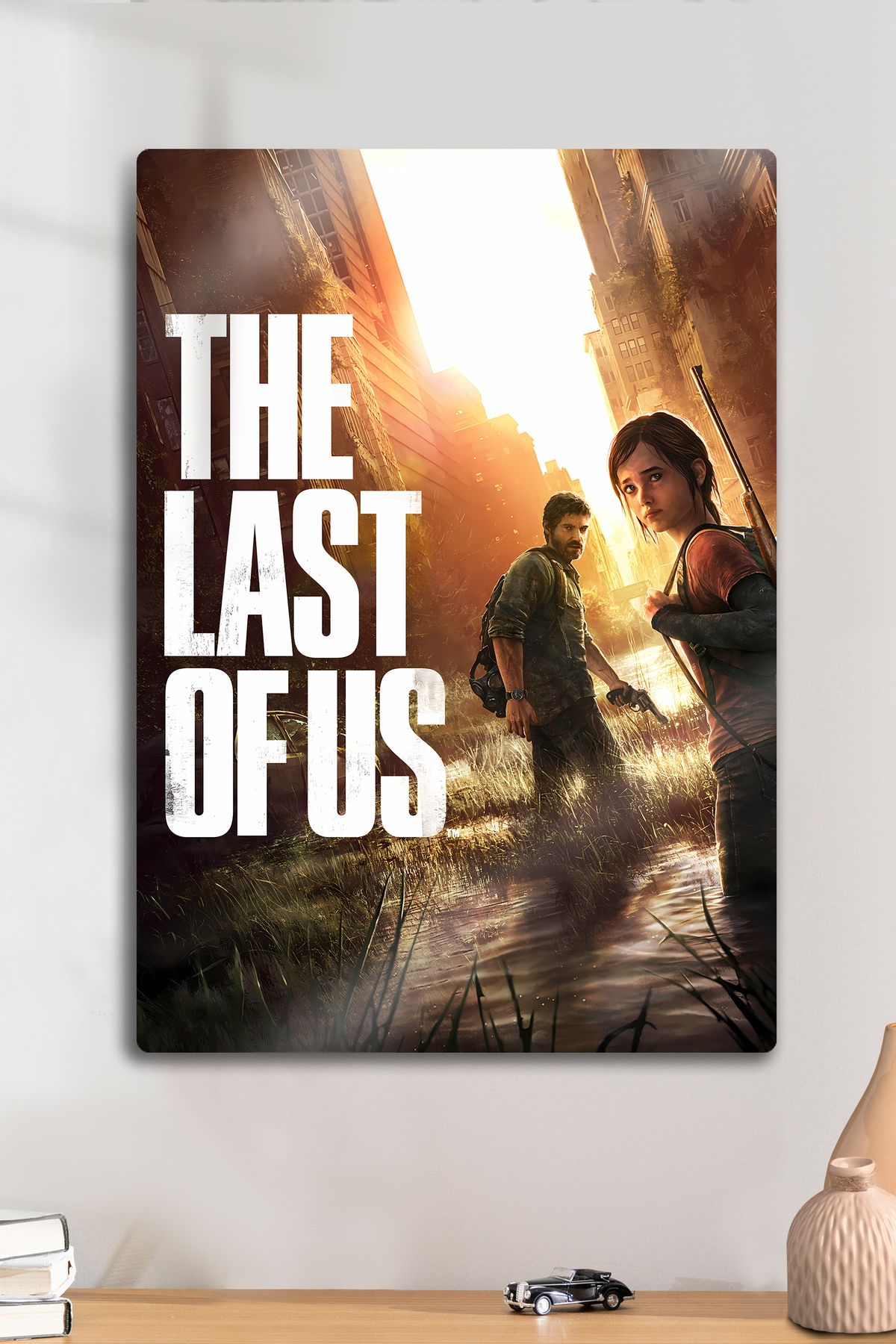 DekorHane Metal Baskı - The Last Of Us, Oyun Baskılı, Dizi Film Dekoratif Poster Kalın Tablo