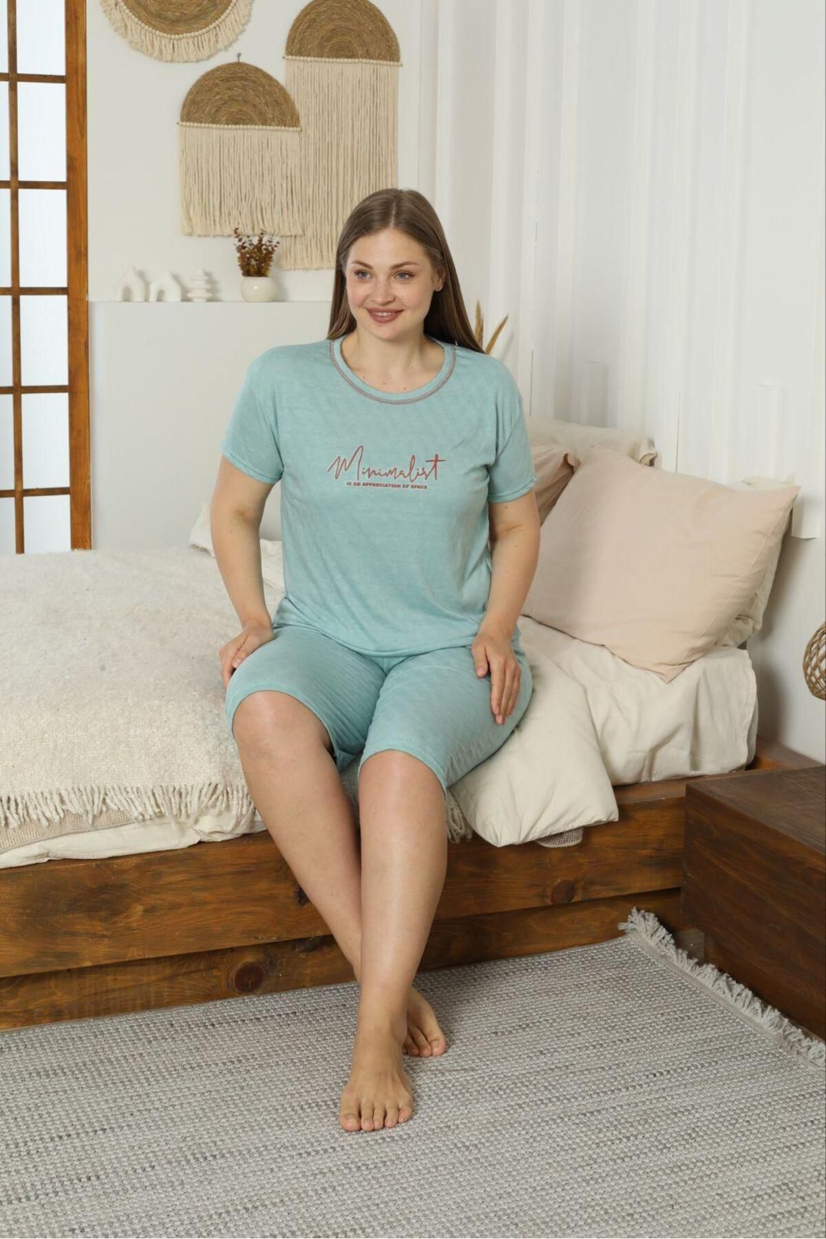 Sebay Giyim Sebay Softtouch Kadın Pijama Takımı -Minimalist Sby010