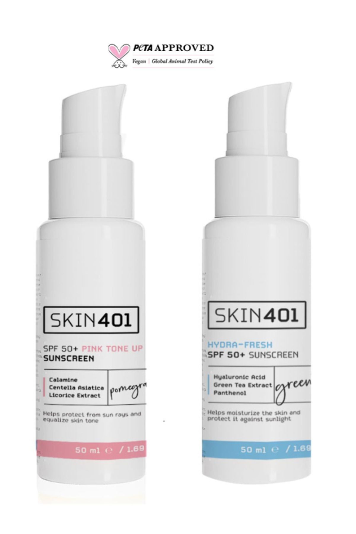 Skin401 Renk Eşitleyici Ve Nemlendirici Güneş Kremi Seti