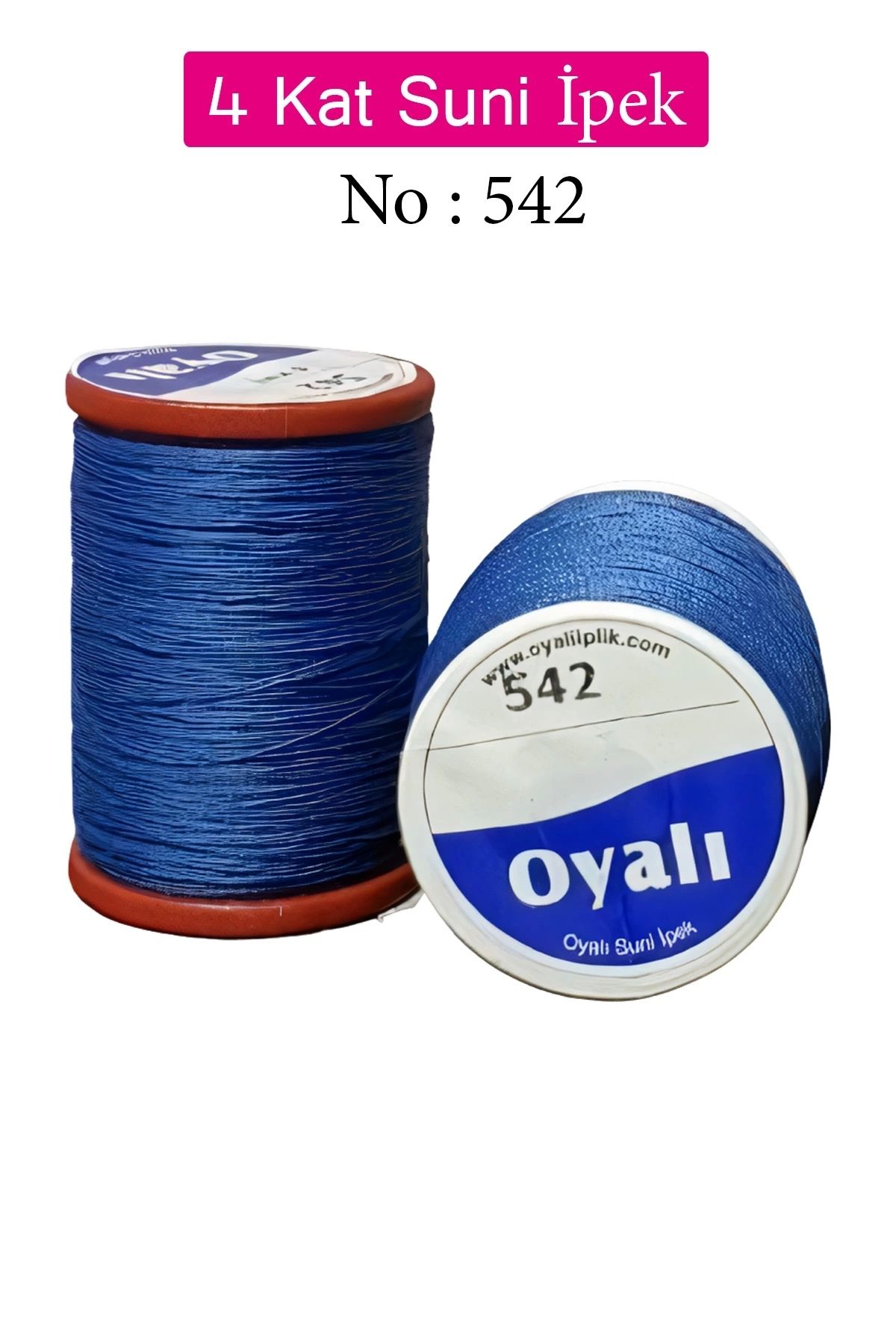 YenisiniAl Oyalı 4 Kat Suni İpek İplik İğne Oyası Boncuk İpi Tığ Oyası No:542