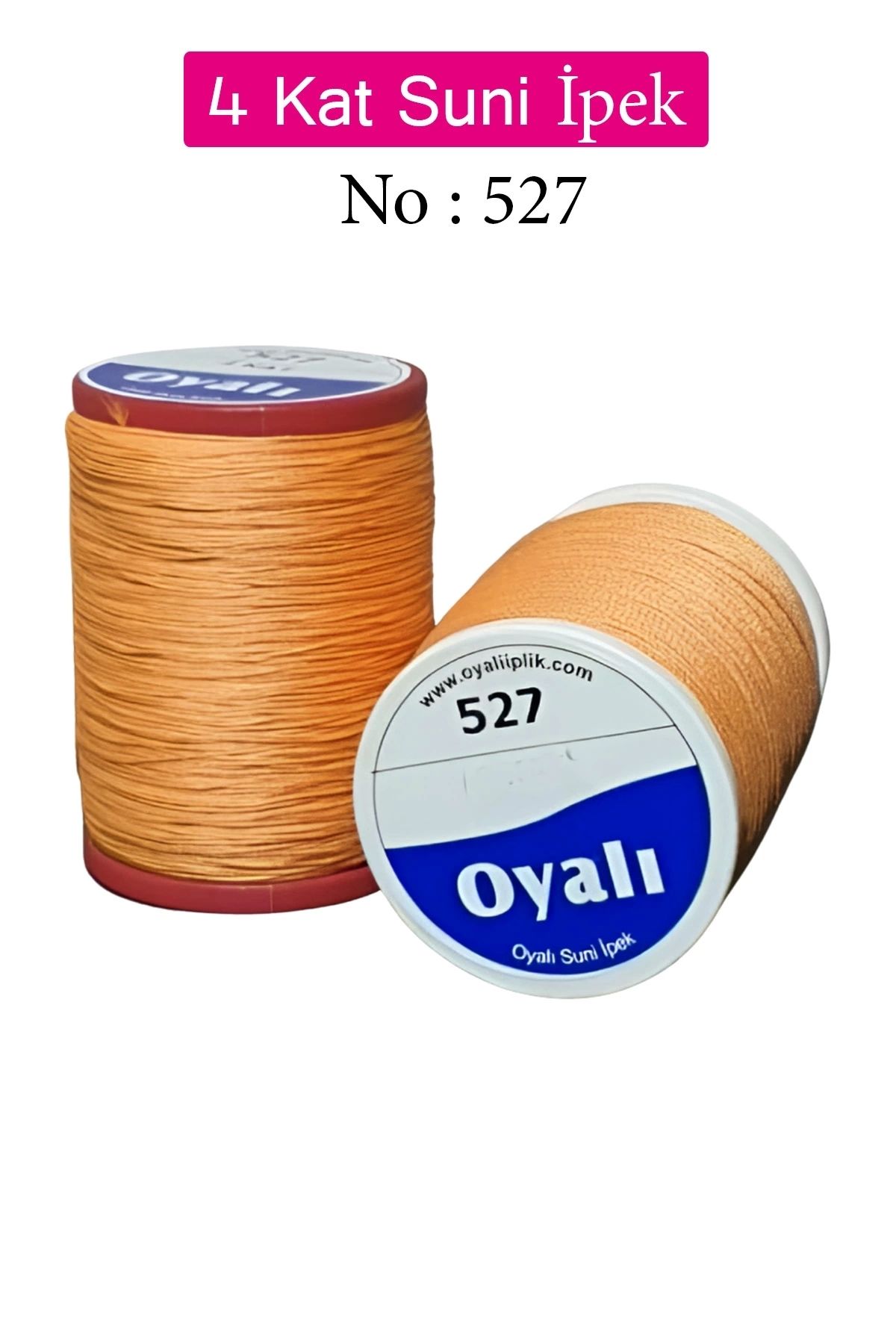 YenisiniAl Oyalı 4 Kat Suni İpek İplik İğne Oyası Boncuk İpi Tığ Oyası No:527