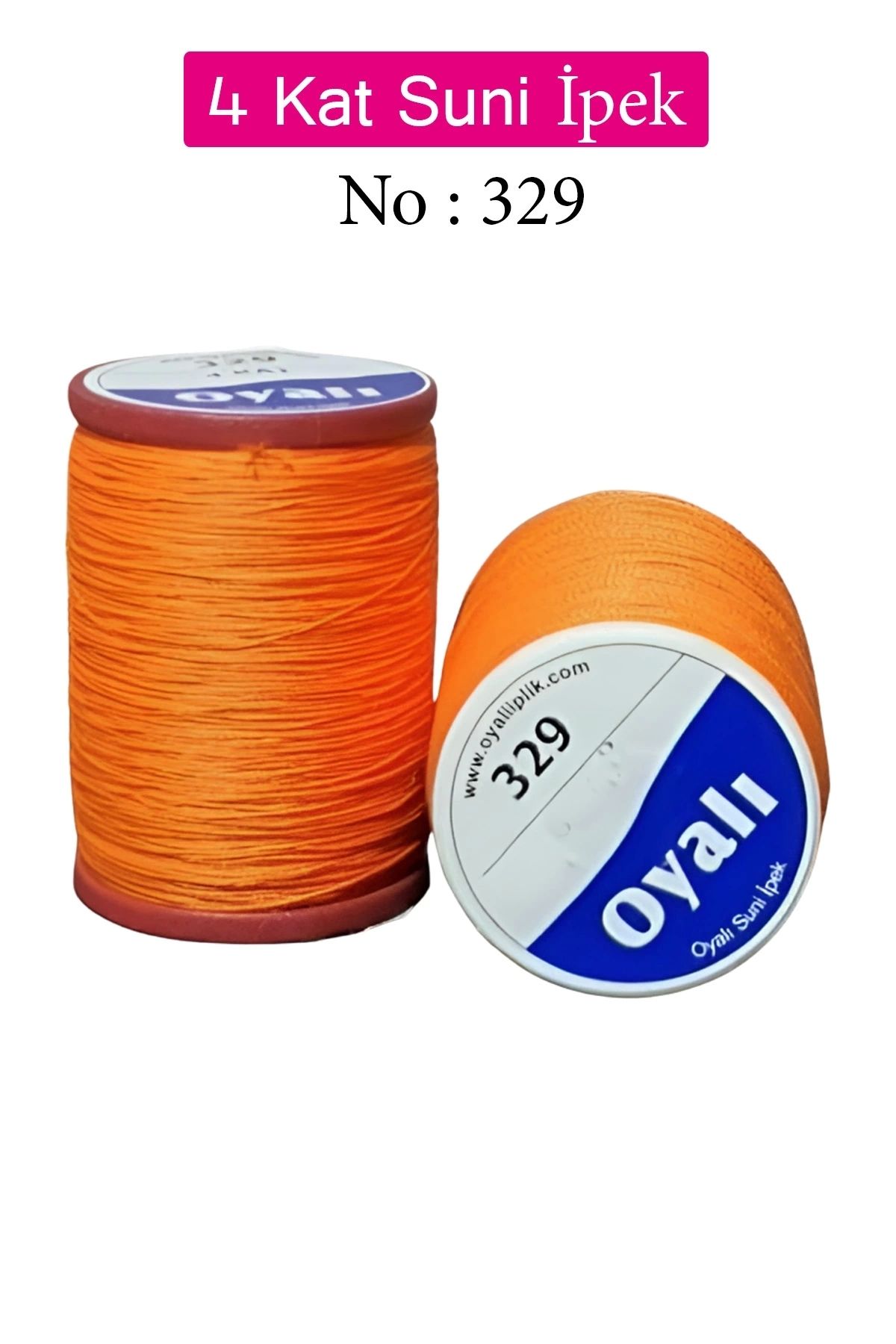 YenisiniAl Oyalı 4 Kat Suni İpek İplik İğne Oyası Boncuk İpi Tığ Oyası No:329