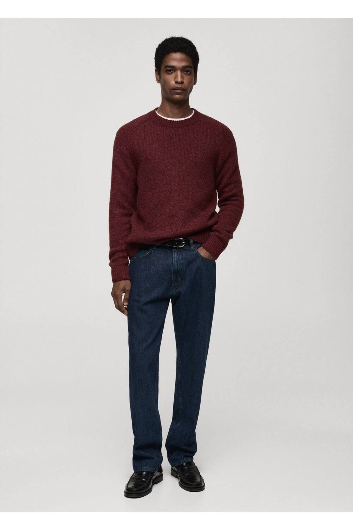 MANGO Man-Strickpullover aus Woll- und Baumwollmischung 2