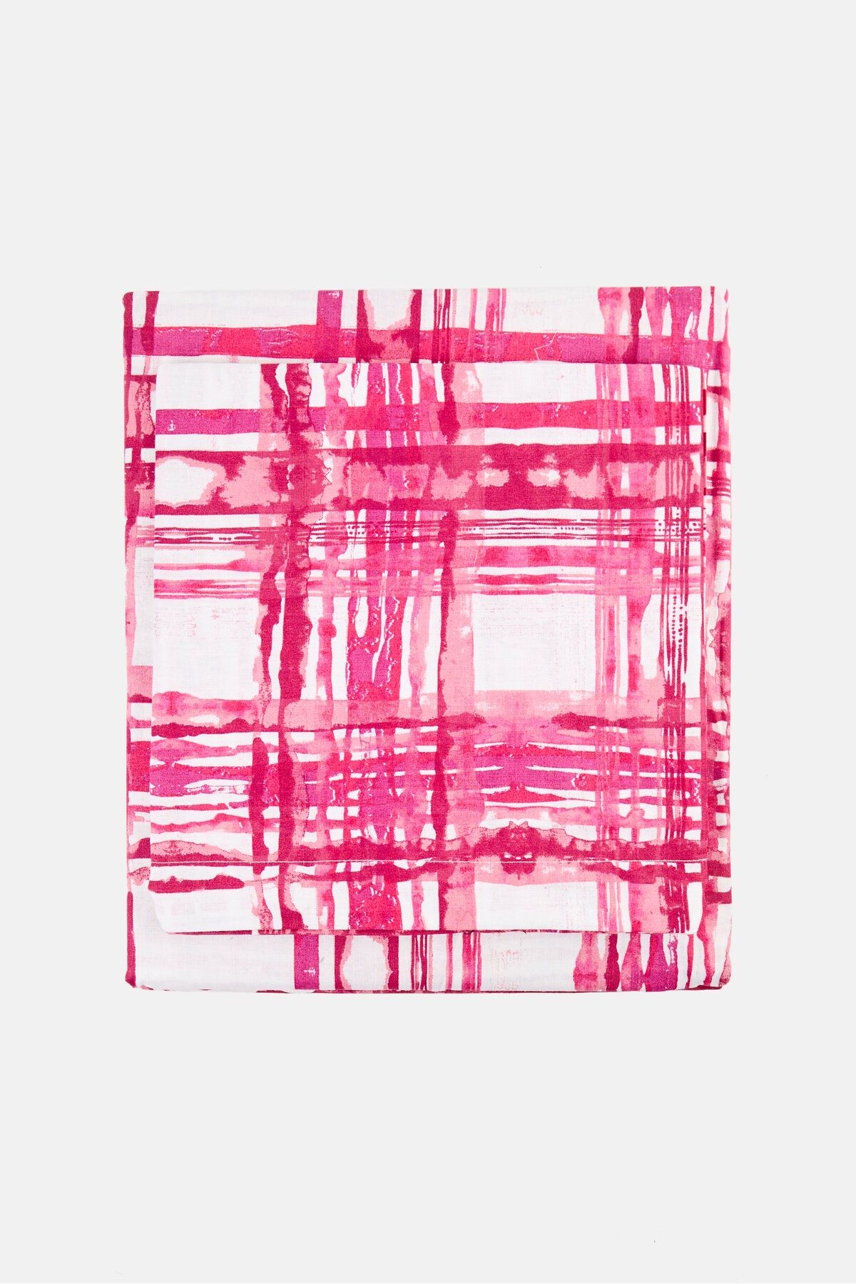Nautica-3 Pieces Double Checkered Bedsheet With Pillow Case Set, Multicolor 2