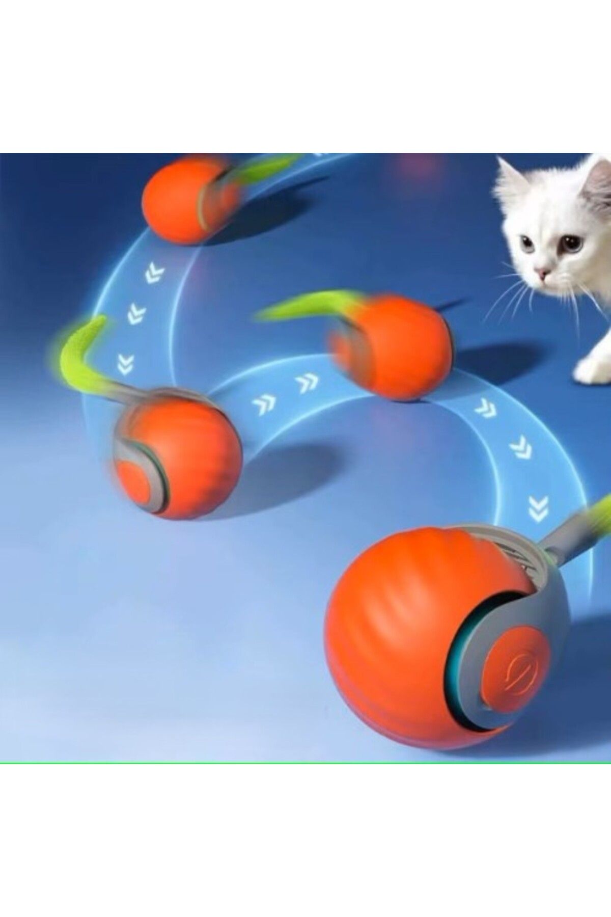 ForWhat Büro Ev Evcil Hayvanı için Otomatik Hareketli Kedi Oyuncağı