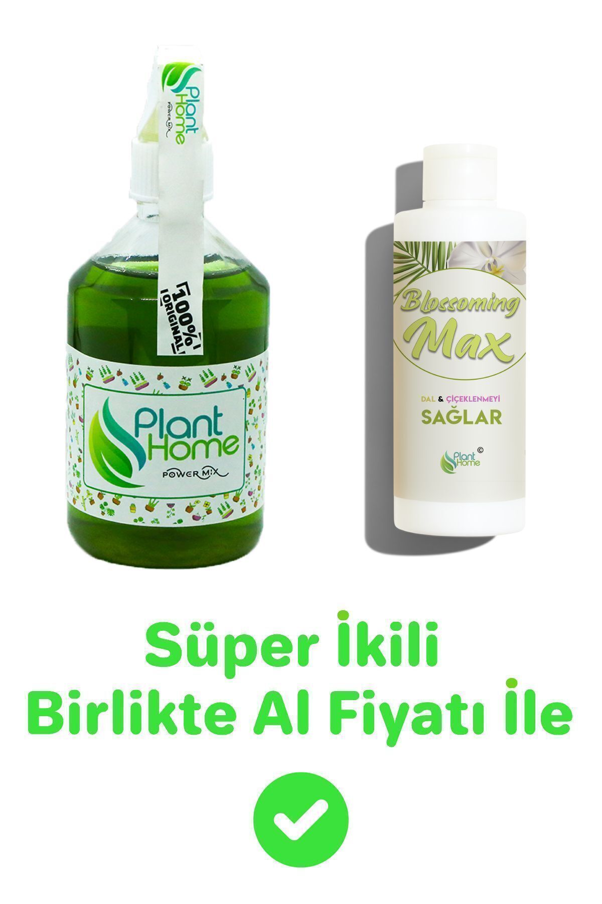 plant-home Planthome Powermix ve BlossomingMax Birlikte Al Set - En İyi Orkide Bakım Seti