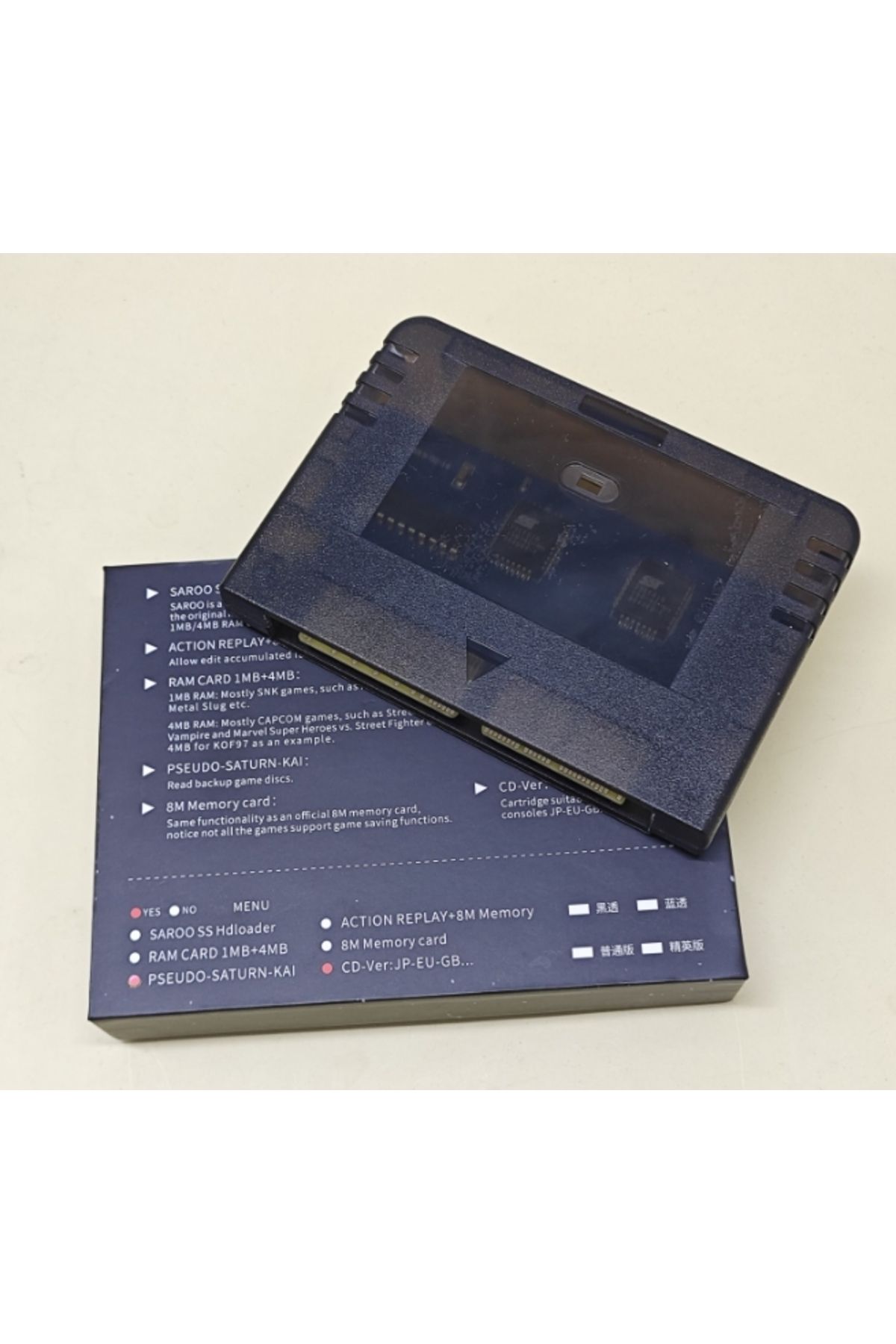 Choice-Direct reading card SAROO HDLoader Cartridge for NEO GEO Console - Fast Reading Saturn Game Reader w 1