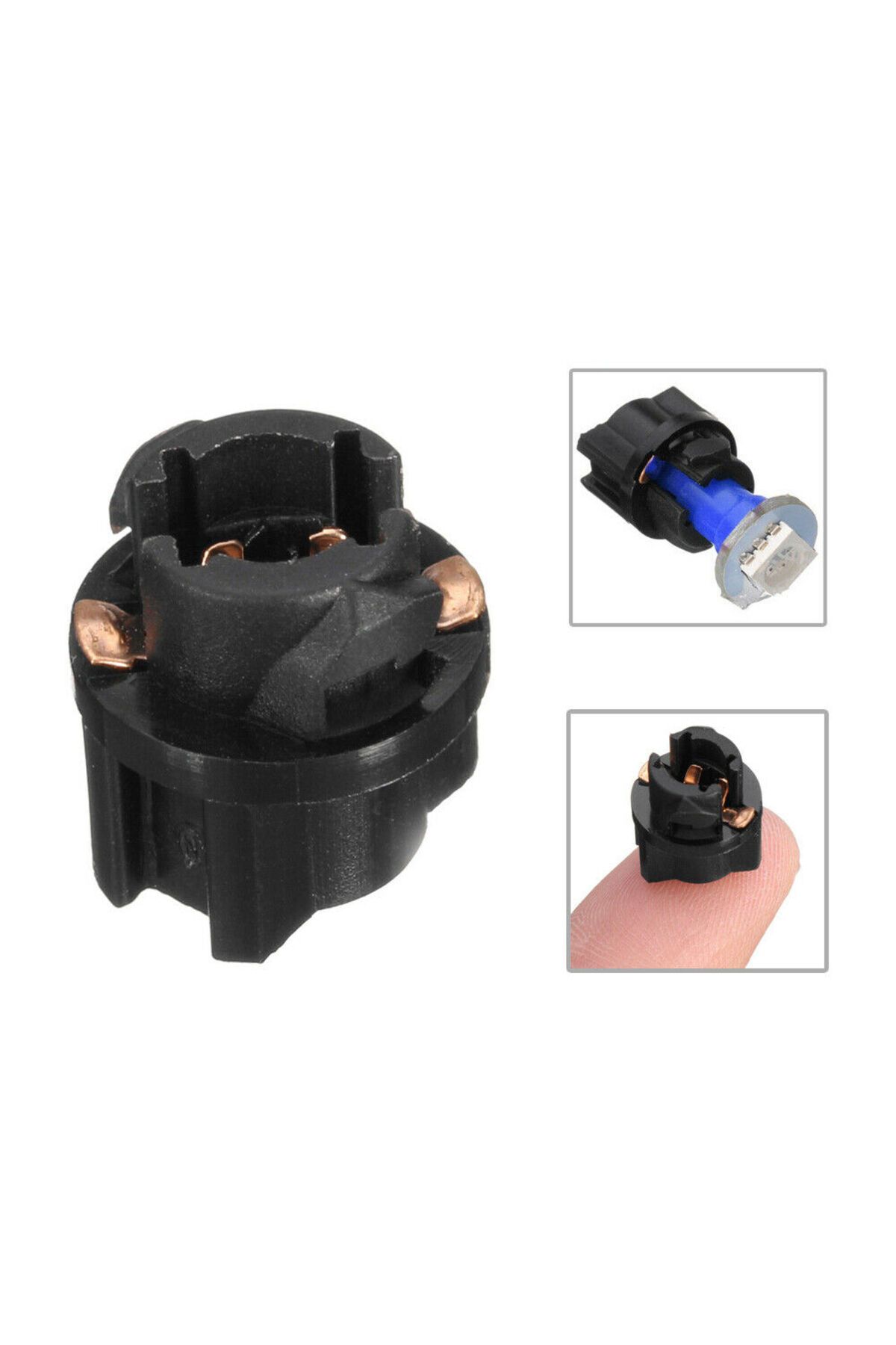 Choice-10pcs Signal Lamp T5 Led T-wist Sockets Bulb Base Holders Car Dashboard Instrument Panel Cluster ... 5