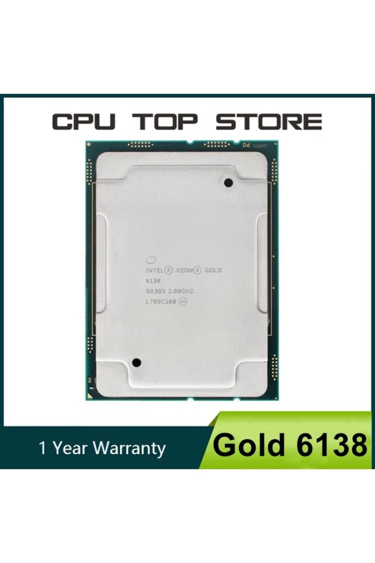 Intel-Xeon Gold 6138 2.0ghz 27.5mb Smart Cache 20-cores 40-thread 125w Lga3647 Cpu Processor 3