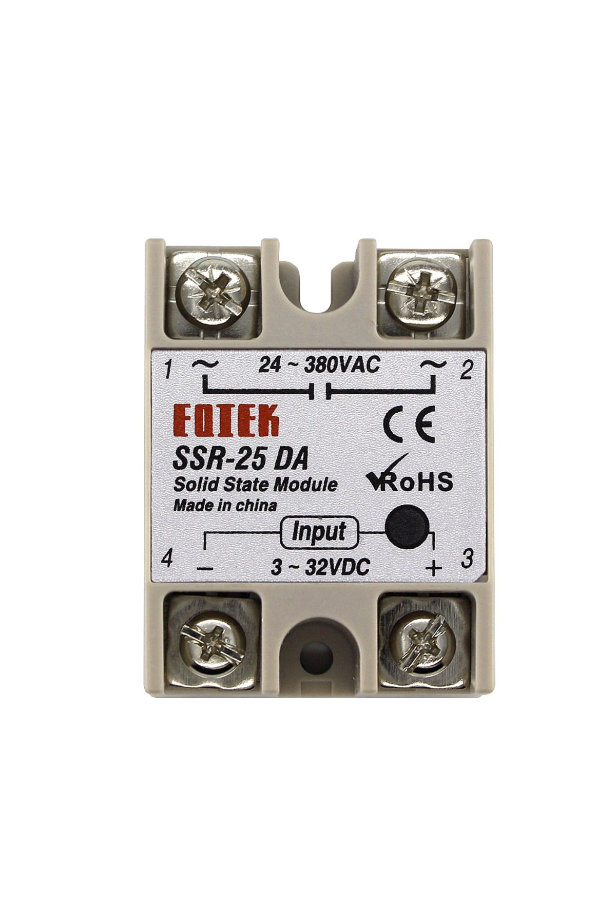 Choice-Ssr-25da Ssr-10da Ssr-25da Ssr-40da 10a 25a 40a Solid State Relay Module 3-32v Input Dc 24-380v Ac O 1