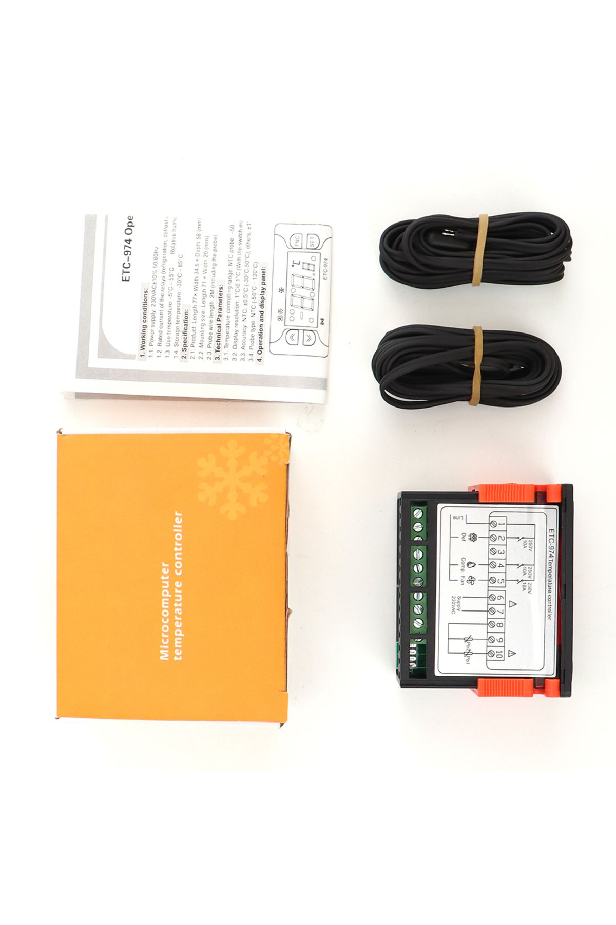 Choice-ETC-974 Temperature Controller Refrigerator Defrosting Heating Control Thermoregulator with Dual ... 6