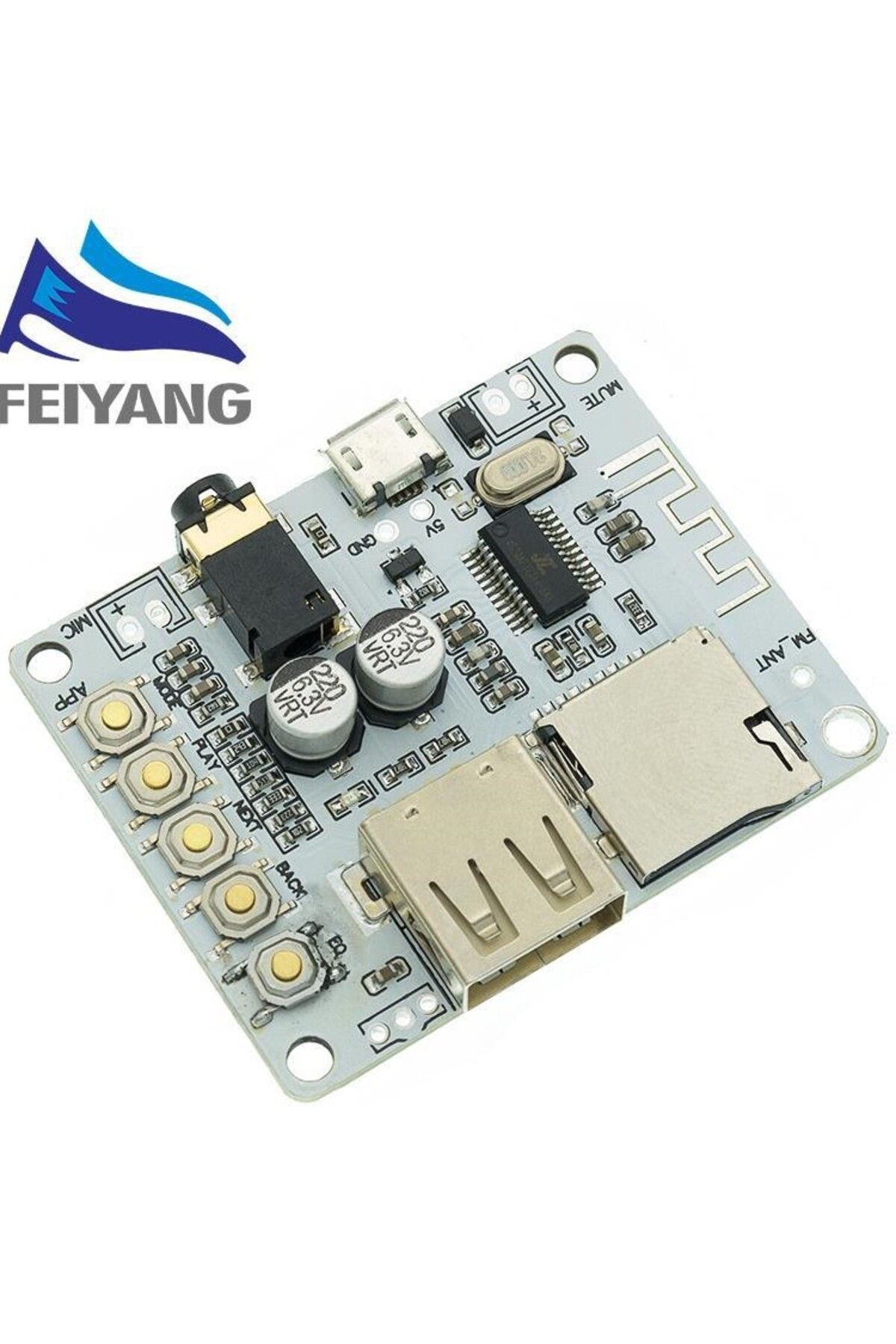 Choice-Bluetooth Audio Receiver Board With Usb Tf Card Slot Decoding Playback Preamp Output A7-004 5v 2.... 8