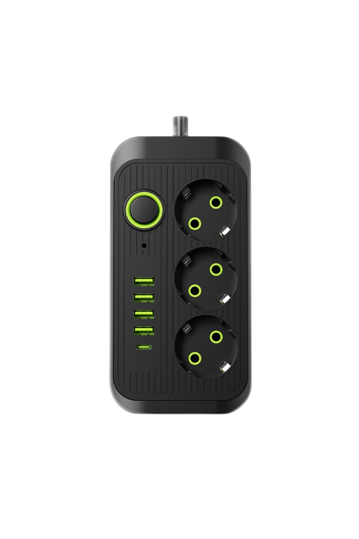 Choice-EU 3 White EU Plug 3AC Outlets Multitap Socket 2M Extension Cord Electrical Power Strip With USB Typ 7