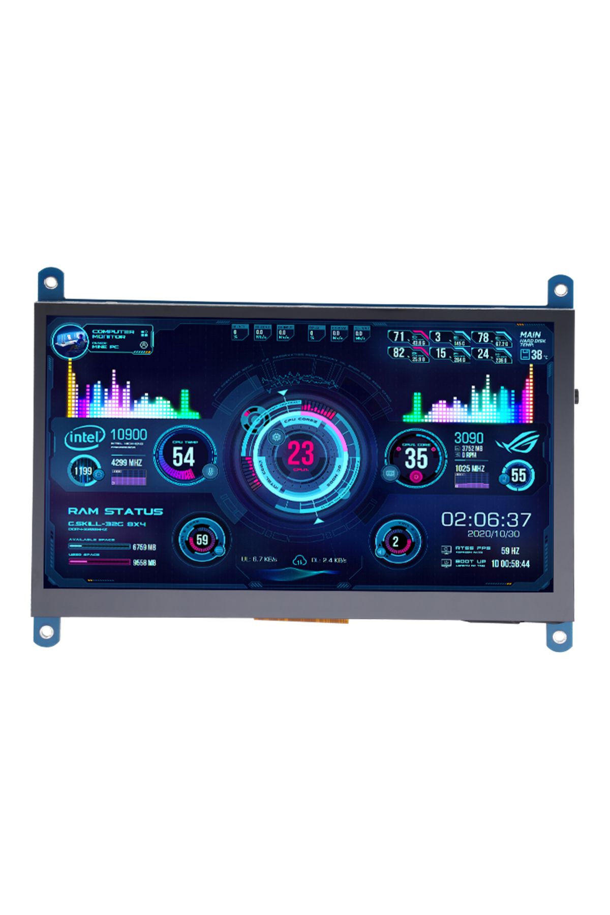 Choice-New 7 Inch Ips Tft Lcd Display Touch Screen Monitor 1024*600 Rgb Pixels Usb Hdmi-compatible For R... 5