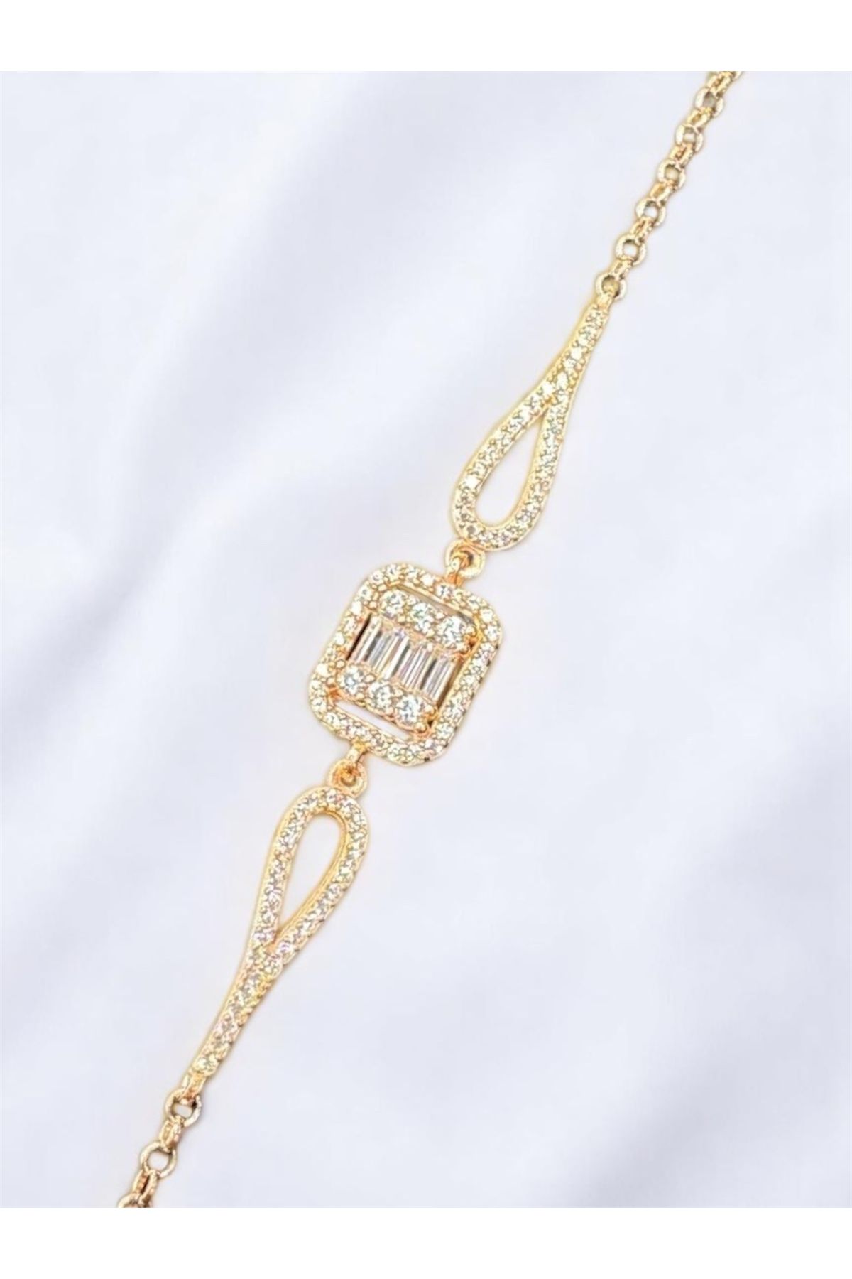 lolajewelry 925 ayar zirkontaşlı rose gold gümüş bileklik