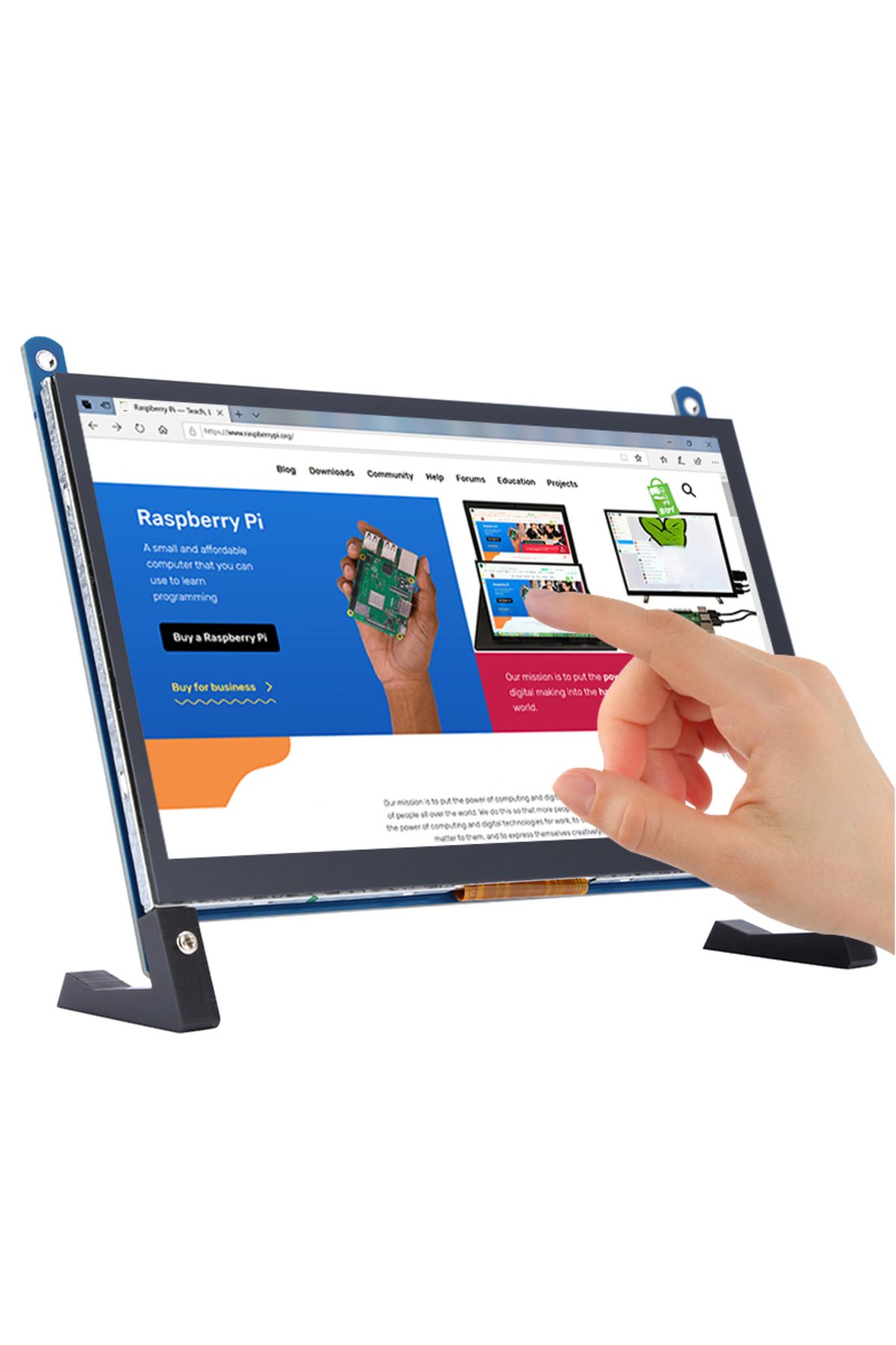 Choice-New 7 Inch Ips Tft Lcd Display Touch Screen Monitor 1024*600 Rgb Pixels Usb Hdmi-compatible For R... 7