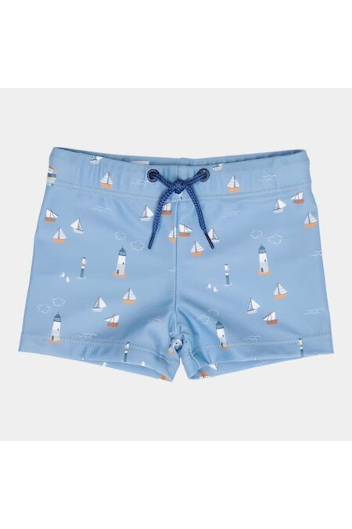 Little Dutch - Slip Pentru Baieti, Anti-uv, Sailors Bay Dark Blue, Marimea 98-104 Masculin - 98